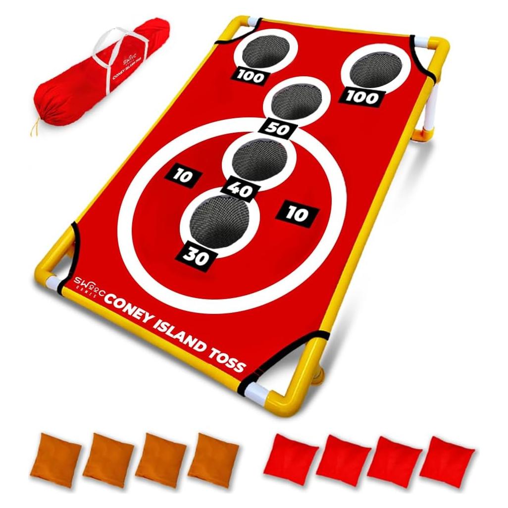 Juego de Cornhole SWOOC Lanzamiento Coney Island 0.91x0.61m