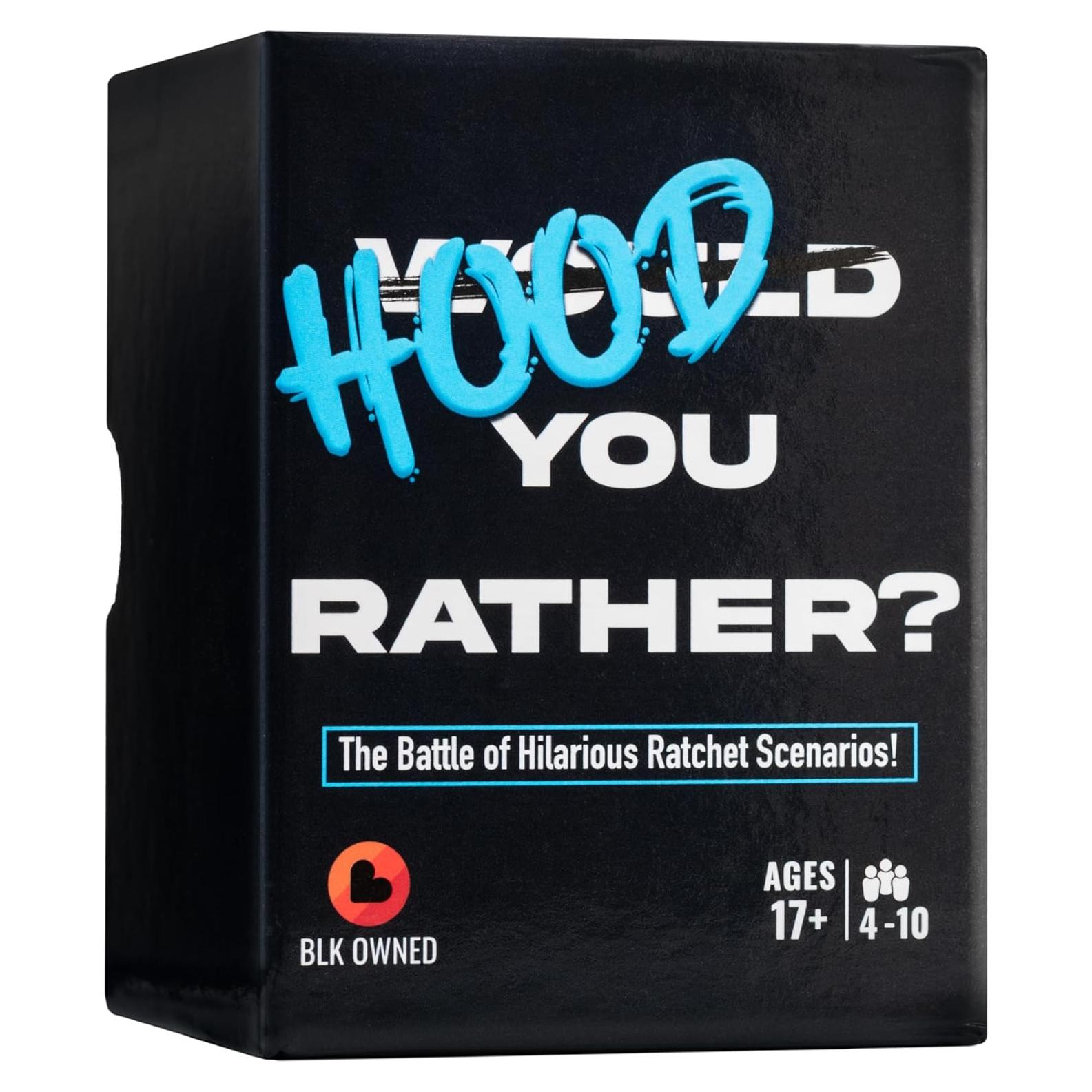 Juego de Cartas Hood ¿Qué Prefieres? - Cuttn' EDG Games, 200 Cartas