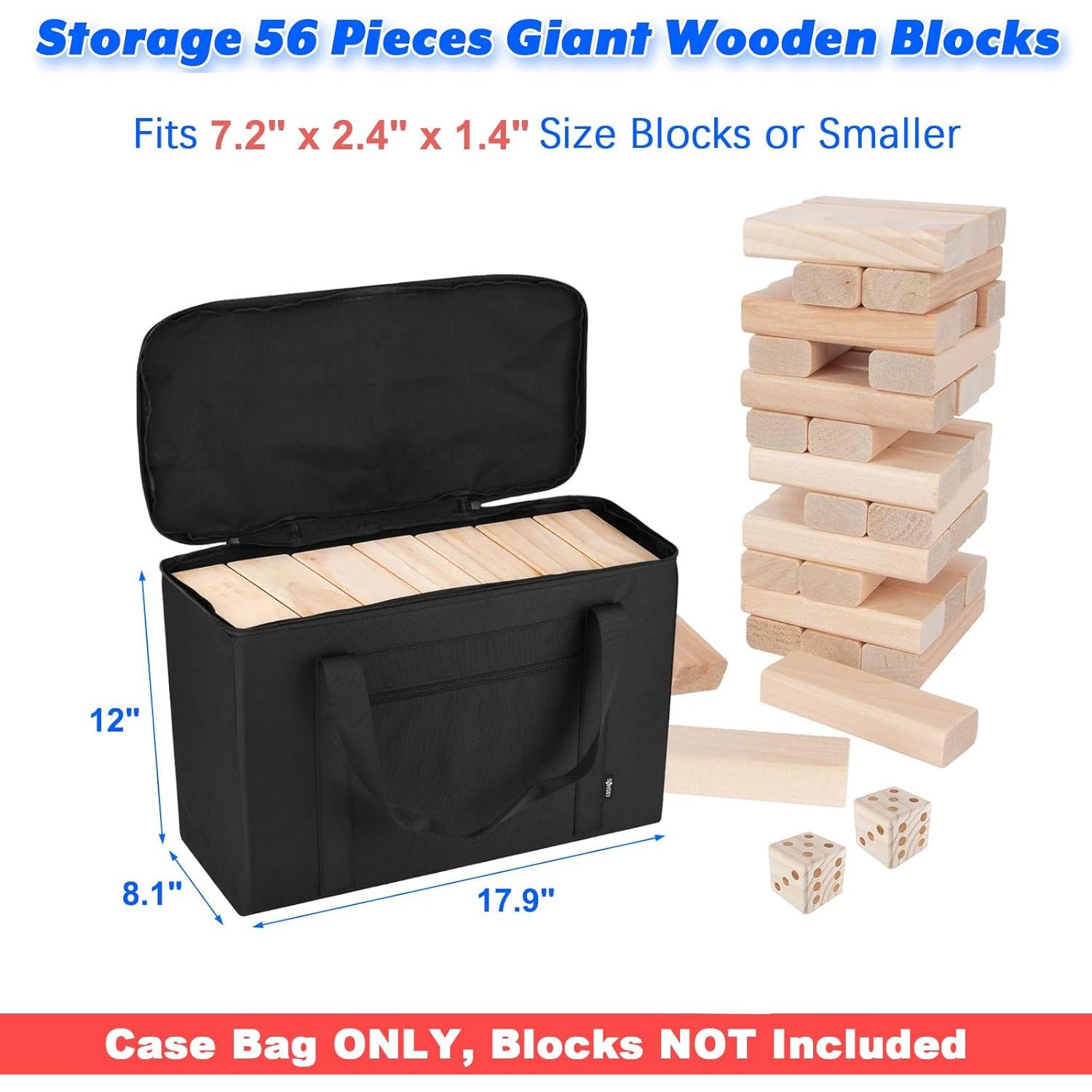 Bolsa de Almacenamiento Cosmos para Bloques de Madera 56 Piezas