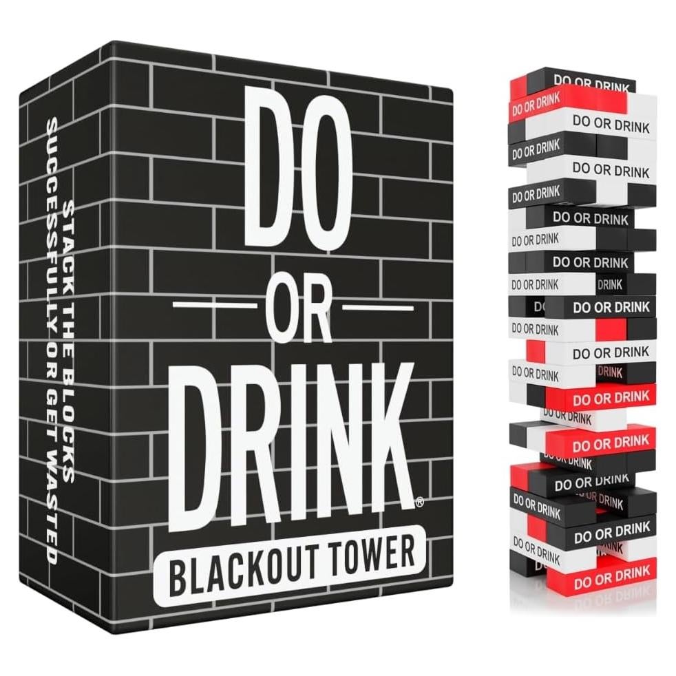 Juego de Beber Hazlo o Bebe Torre de Apagón - 54 Bloques