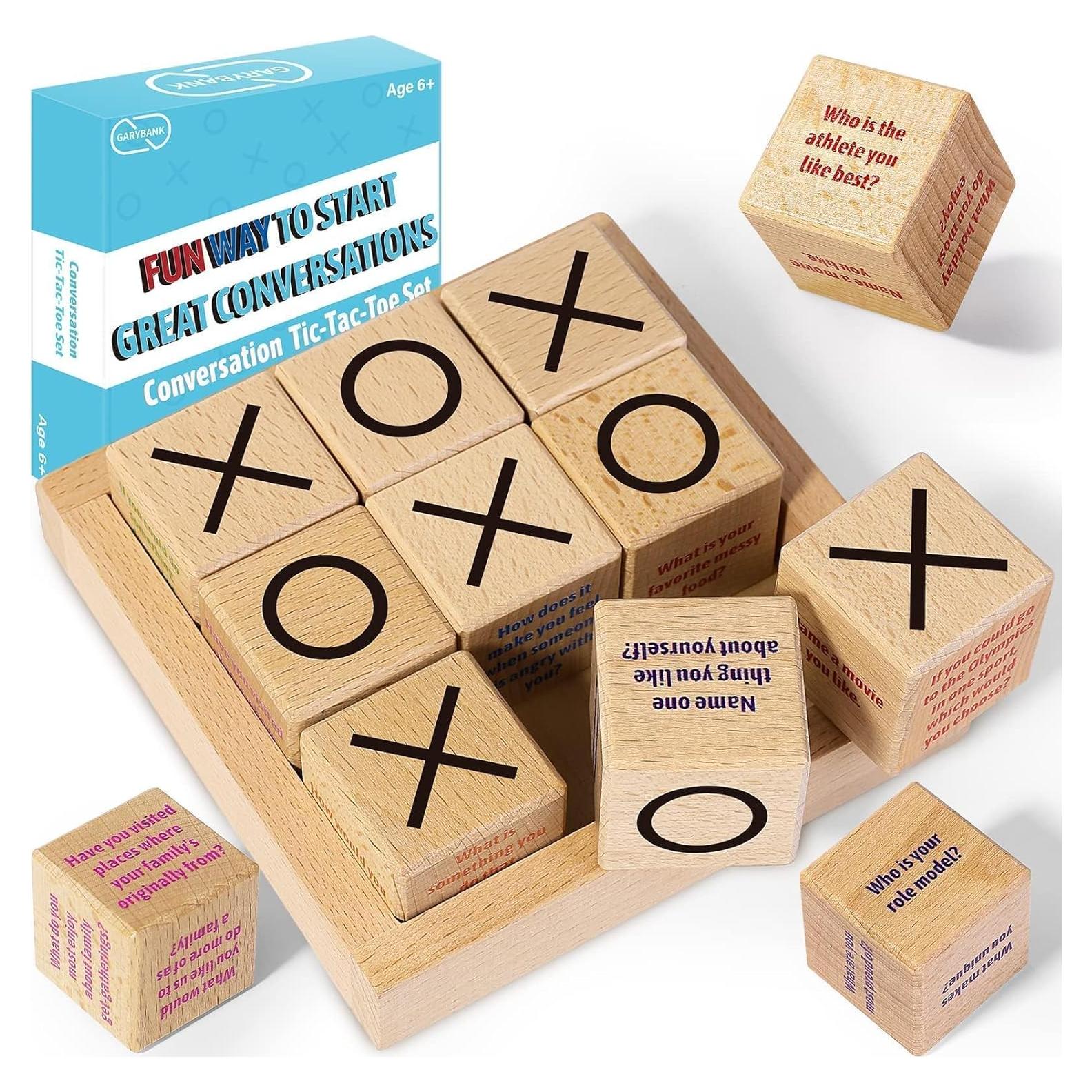 Juego de Tres en Raya Garybank con Cubos de Conversación