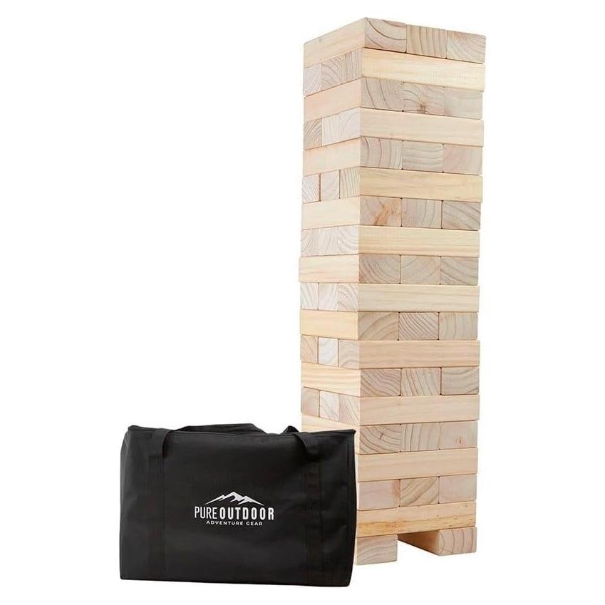 Torre de Caída Gigante Monoprice 56 Piezas Madera 0.61m a 1.52m
