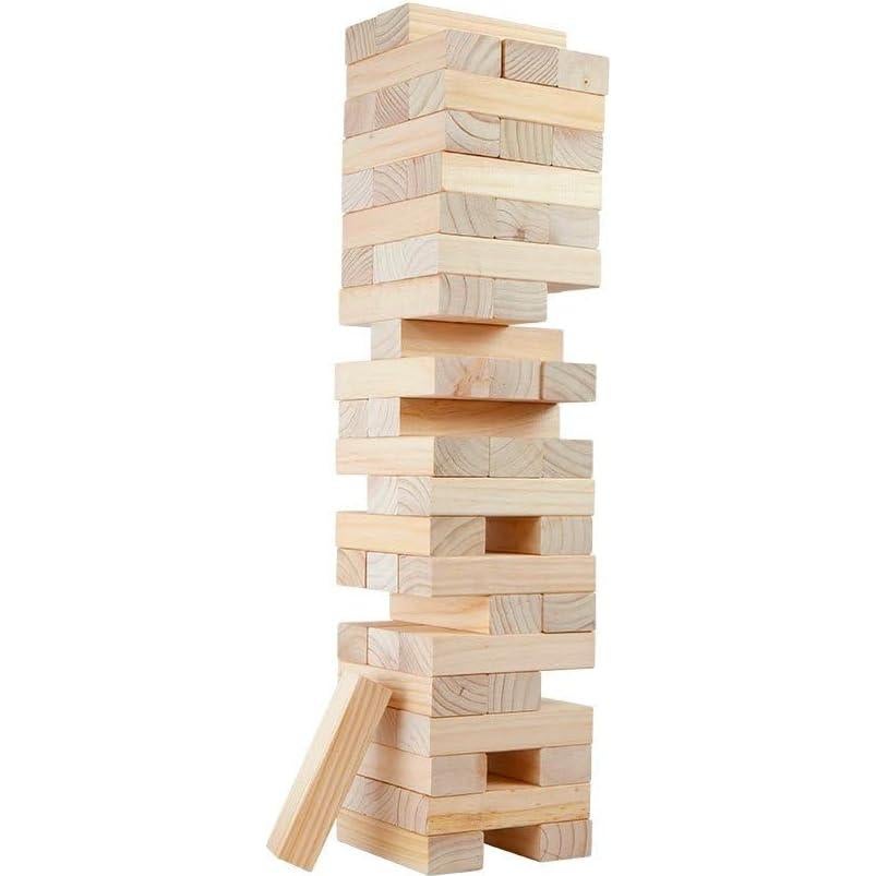 Torre de Caída Gigante Monoprice 56 Piezas Madera 0.61m a 1.52m