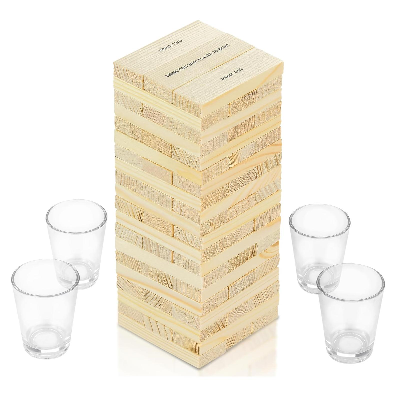 Juego de Beber Dunken Blocks Fairly Odd Novelties - 60 Bloques