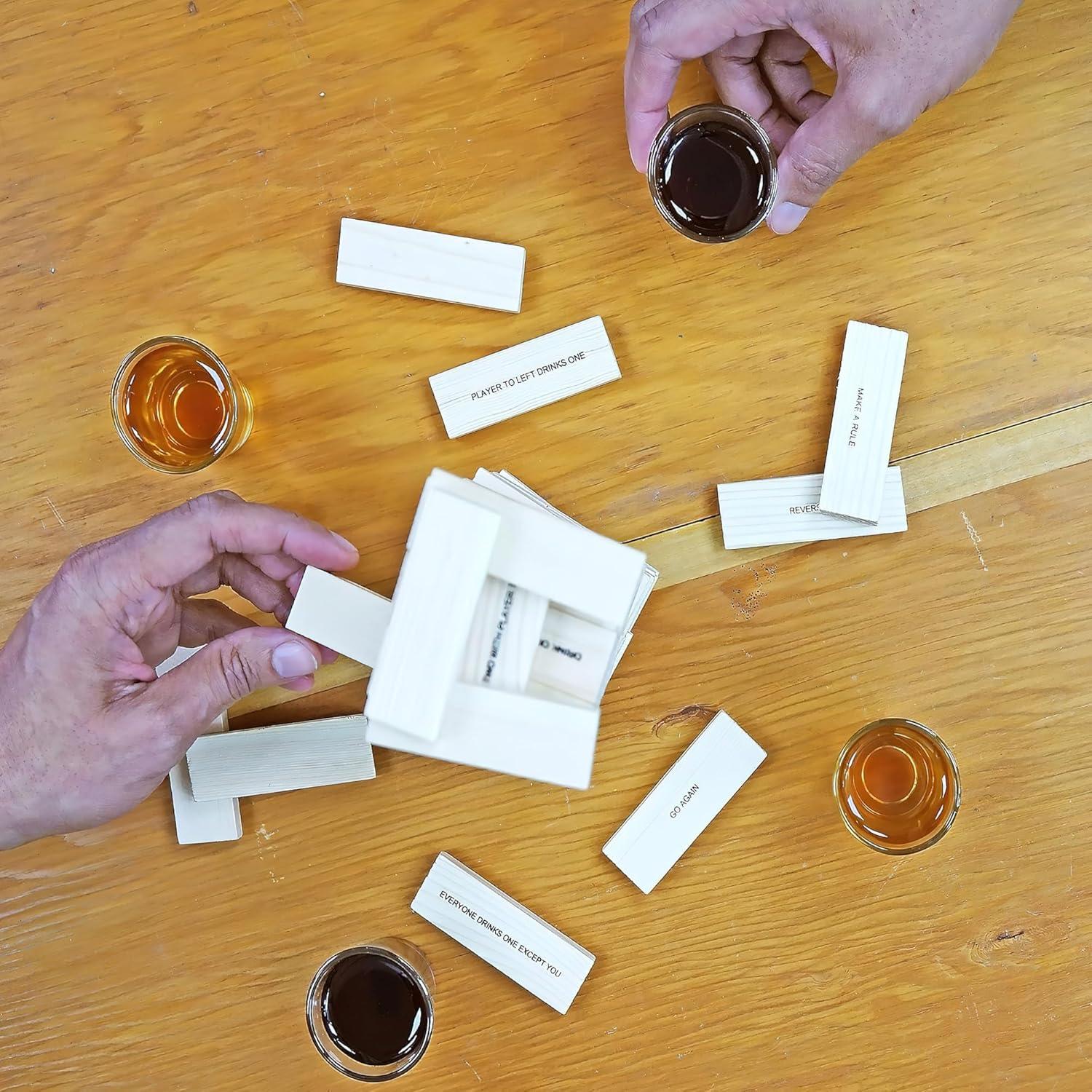 Juego de Beber Dunken Blocks Fairly Odd Novelties - 60 Bloques