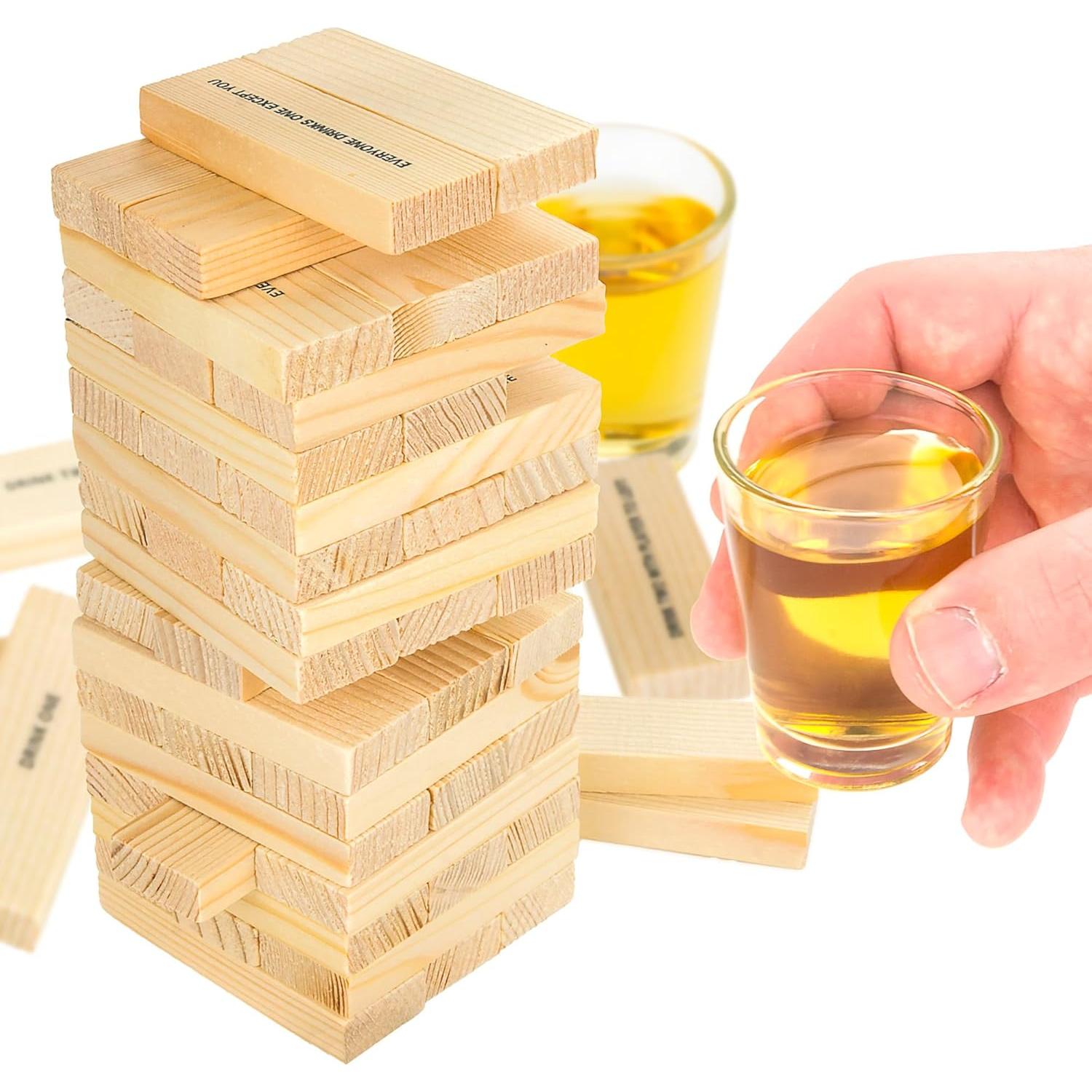 Juego de Beber Dunken Blocks Fairly Odd Novelties - 60 Bloques