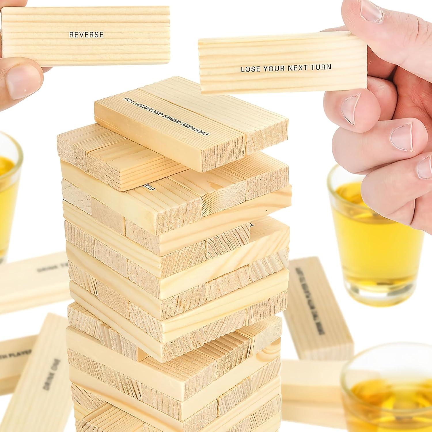 Juego de Beber Dunken Blocks Fairly Odd Novelties - 60 Bloques