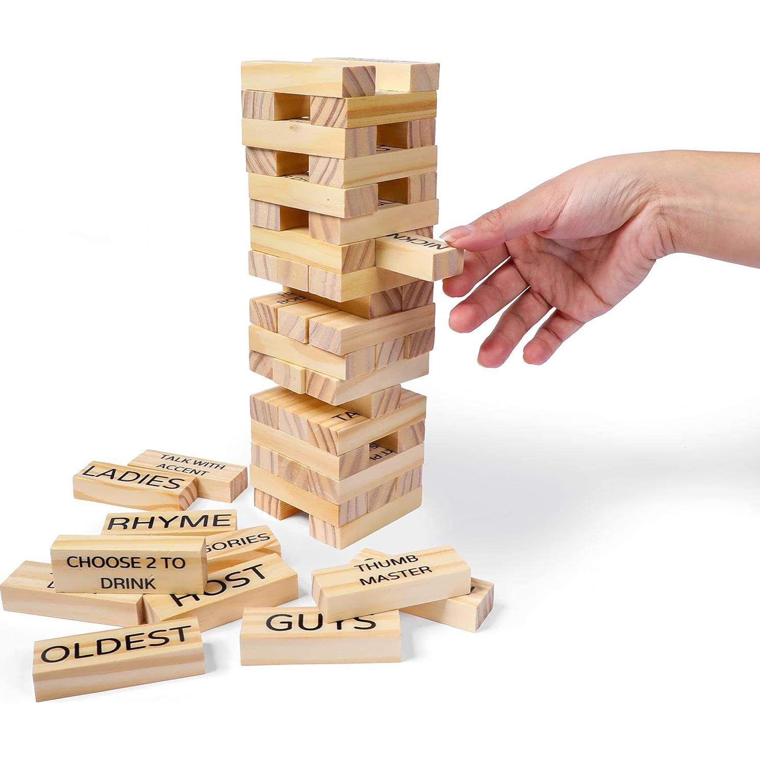 Juego de Bebida Prezey para Adultos - 54 Bloques Divertidos