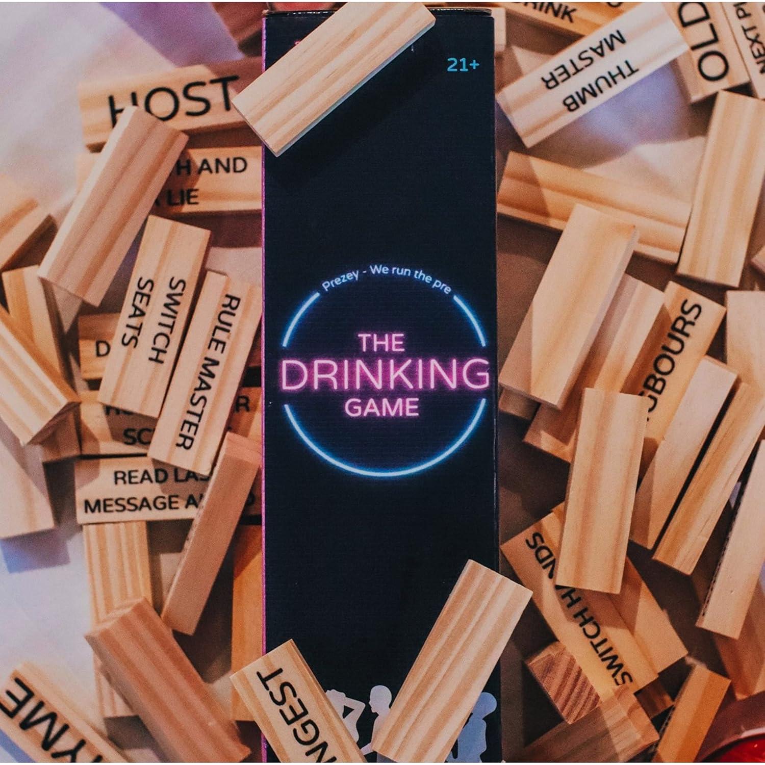 Juego de Bebida Prezey para Adultos - 54 Bloques Divertidos