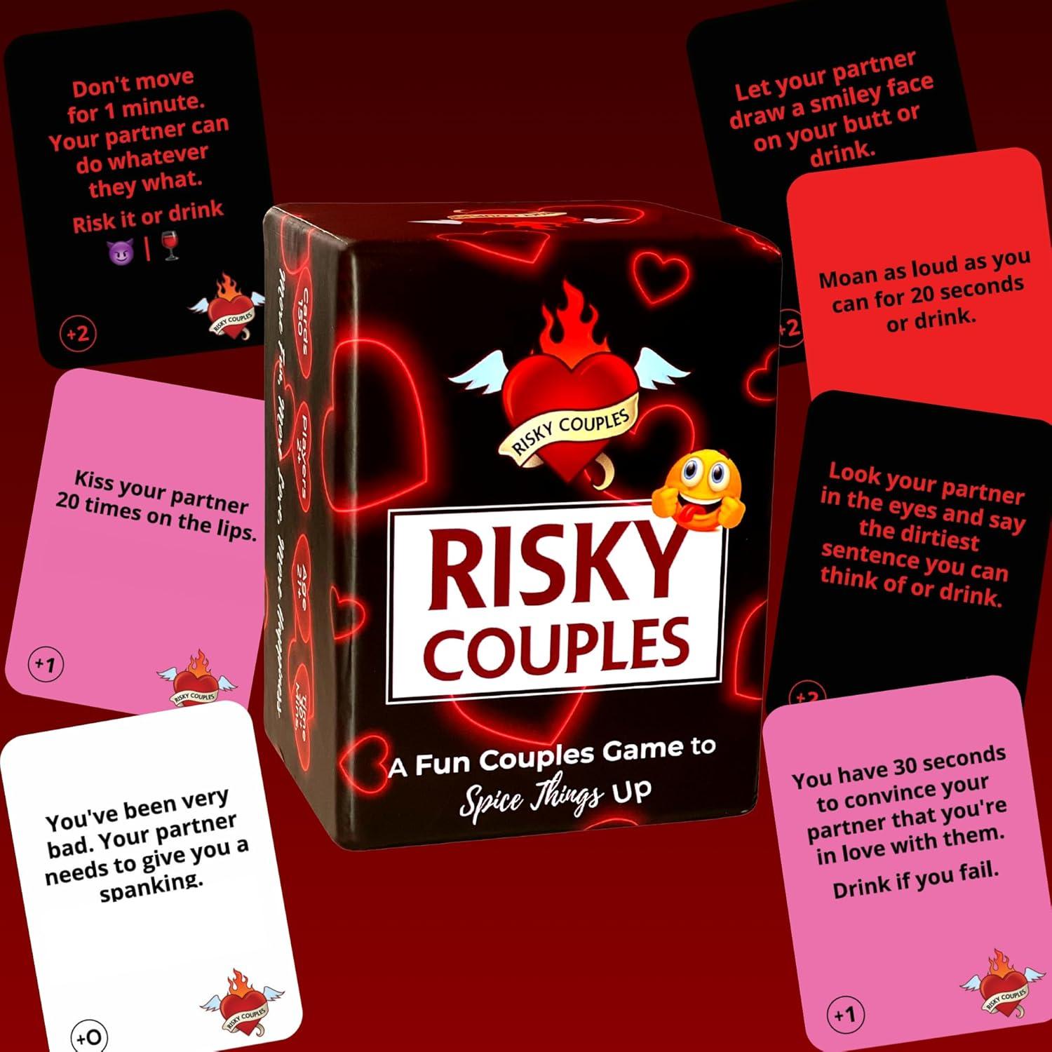 Juego de Cartas RISKY COUPLES - 150 Retos para Parejas