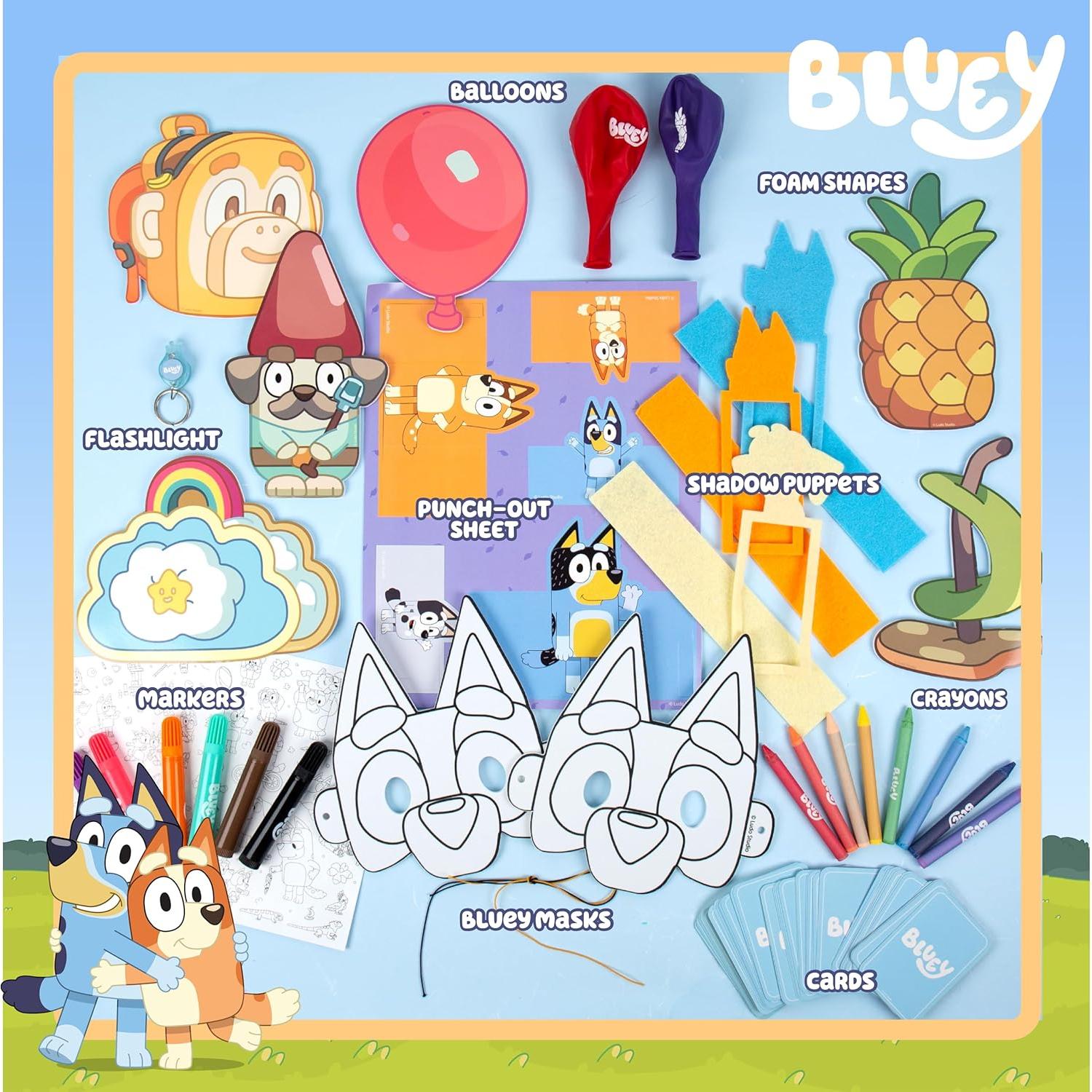 Estuche de Imaginación Bluey con 15 Juegos y Actividades