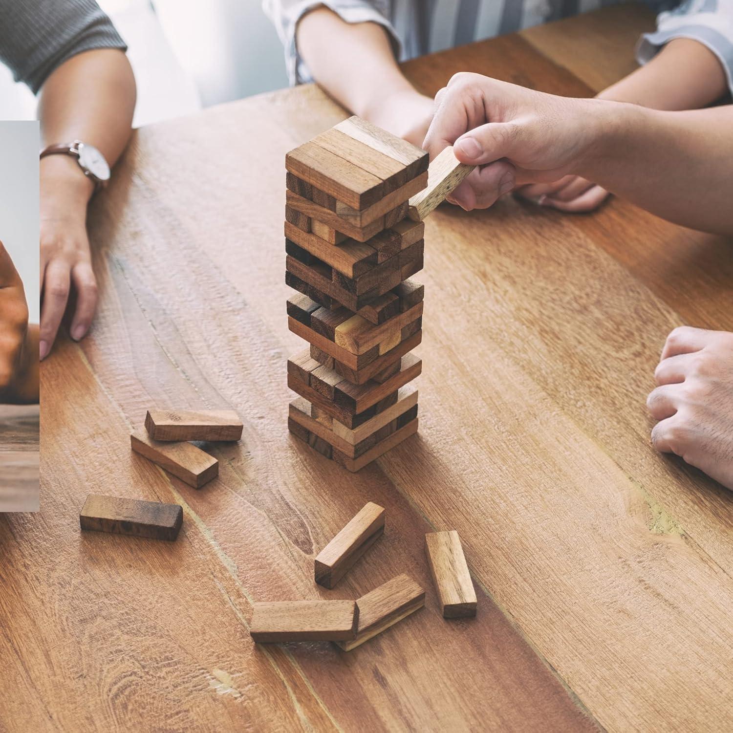 Juego de Torre Tumbling KS 72 Piezas de Madera para Apilamiento