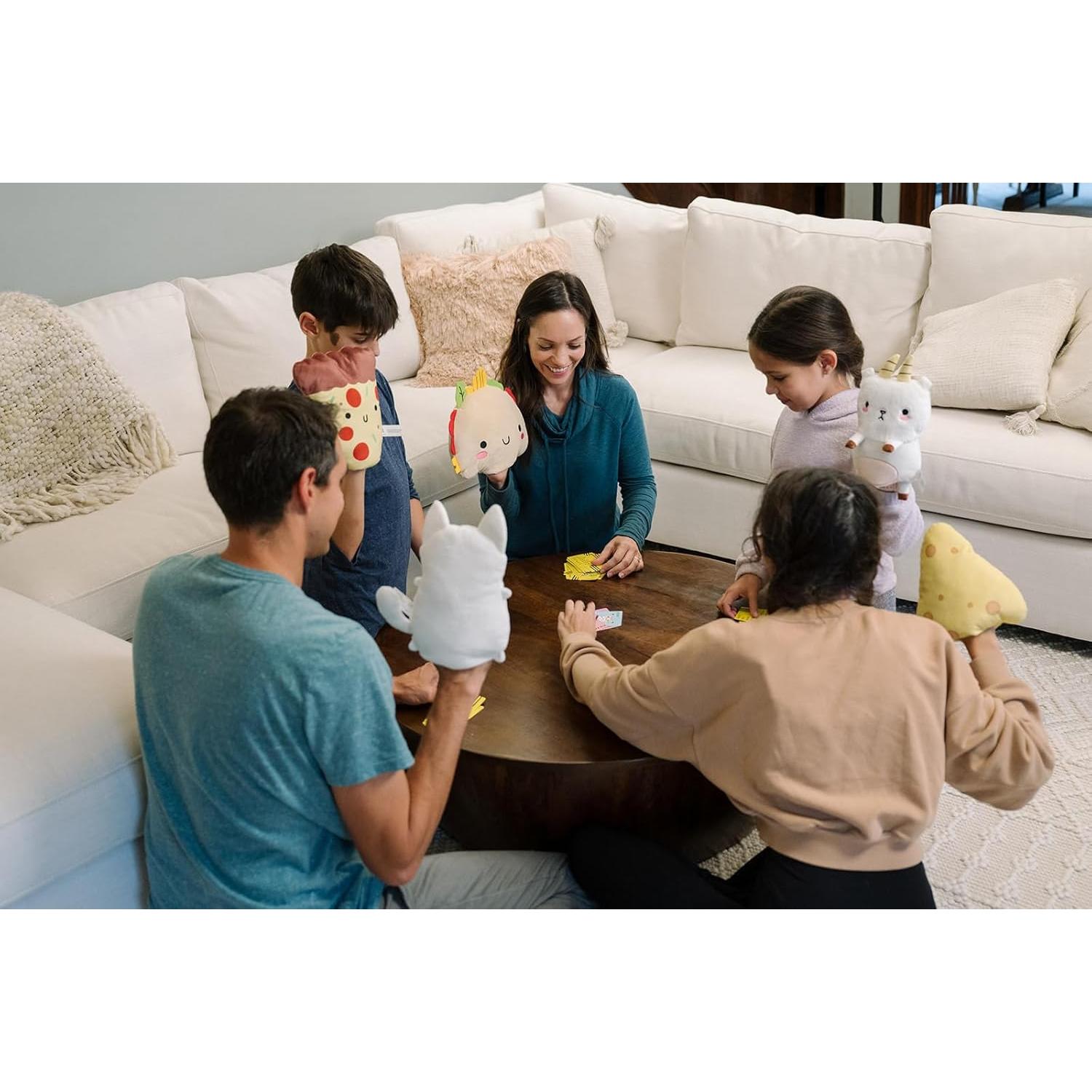 Mitones de Peluche Taco Gato Cabra Queso Pizza - 5 Piezas