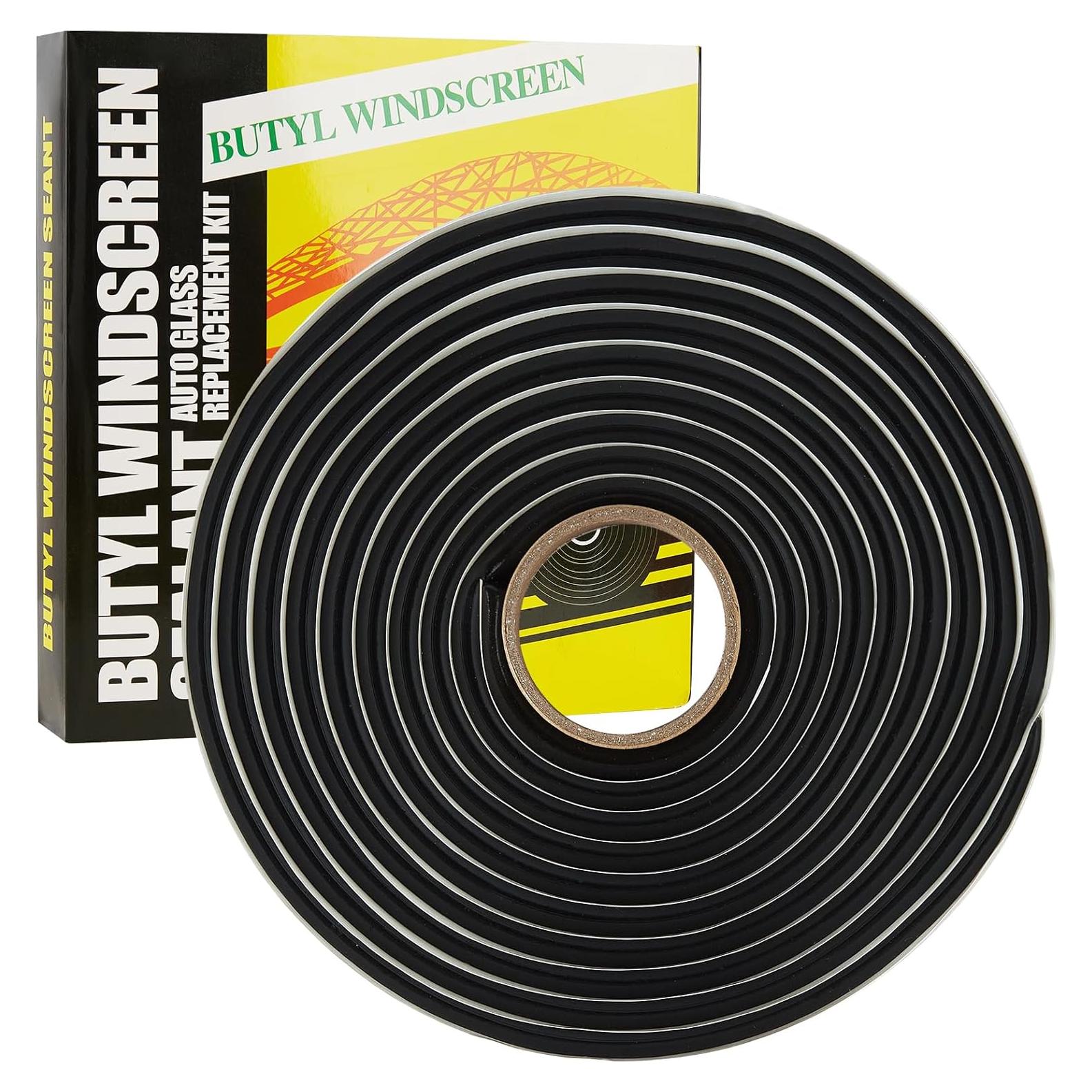 Cinta de Sellado Butílica Negra QIEOTE 3.96m x 0.79cm