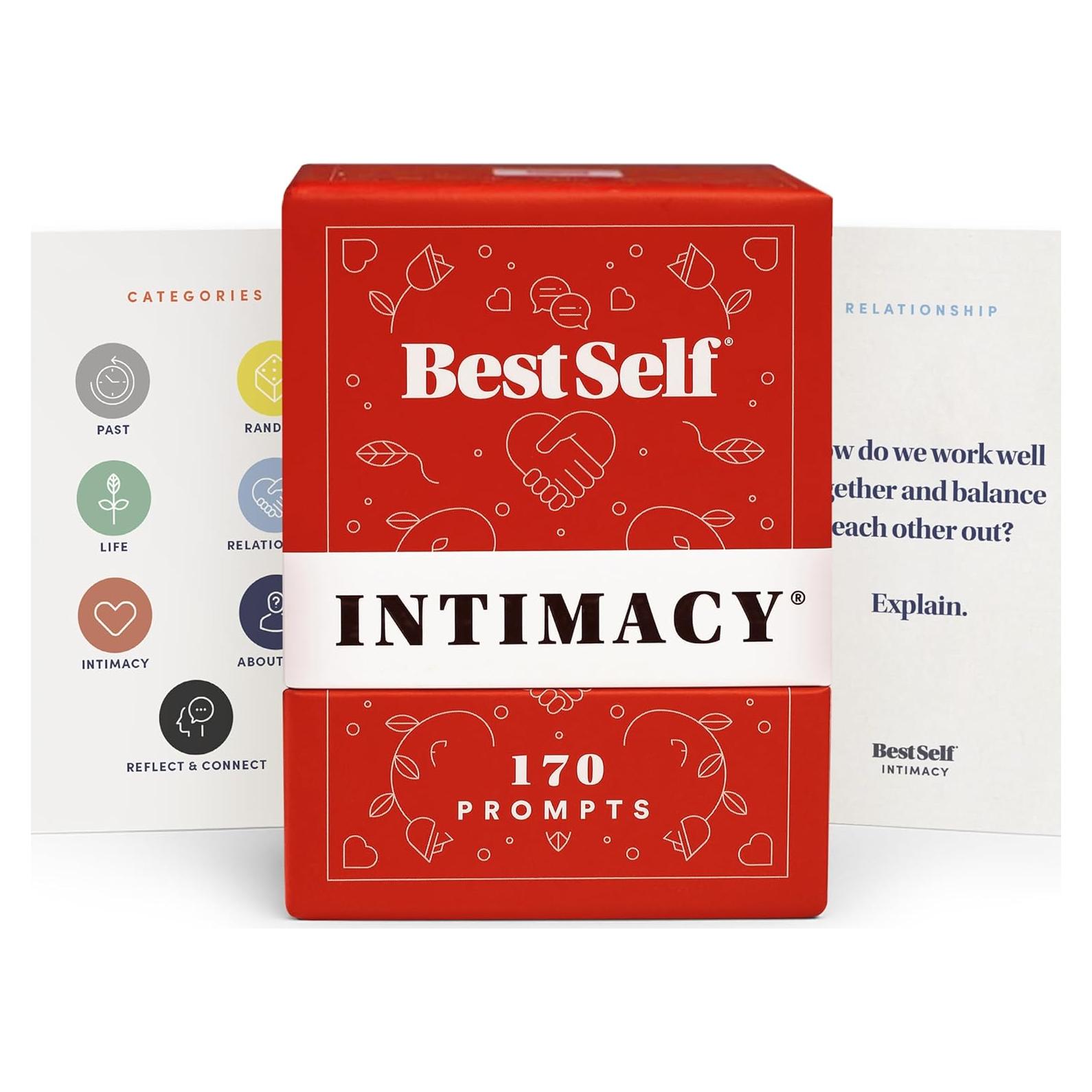 Juego de Cartas de Intimidad BestSelf - 170 Preguntas para Parejas