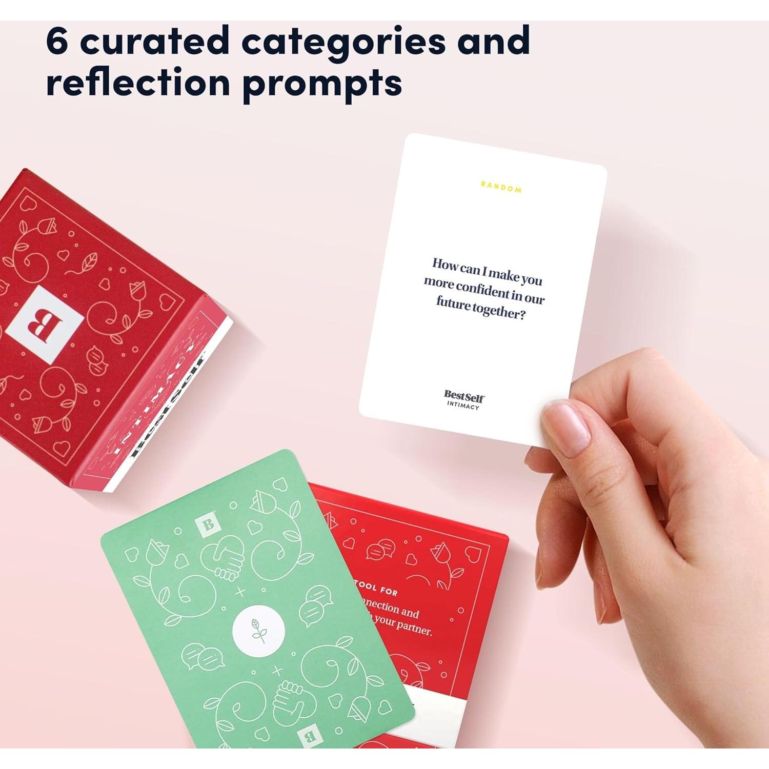 Juego de Cartas de Intimidad BestSelf - 170 Preguntas para Parejas