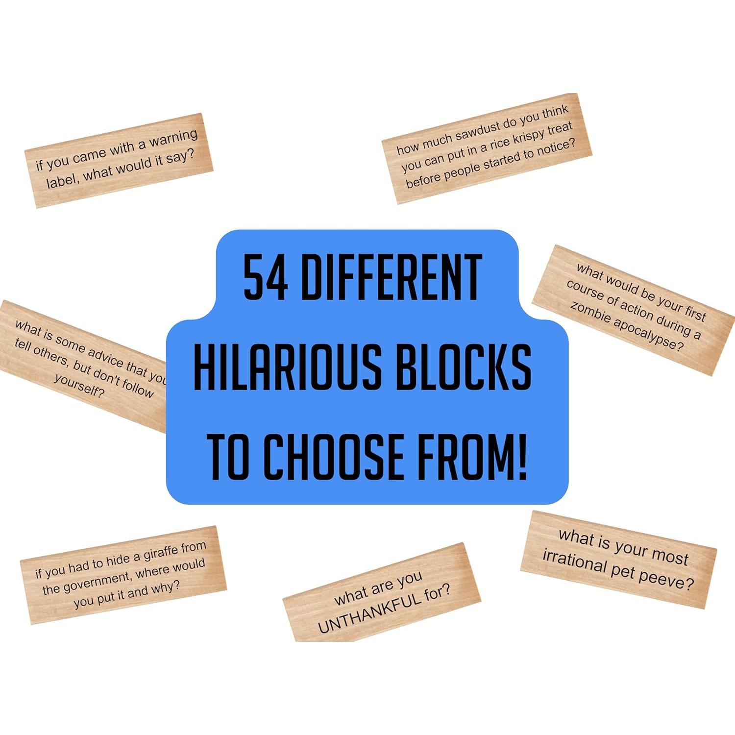 Juego de Torre Rompehielos - 54 Preguntas Divertidas - Familiar