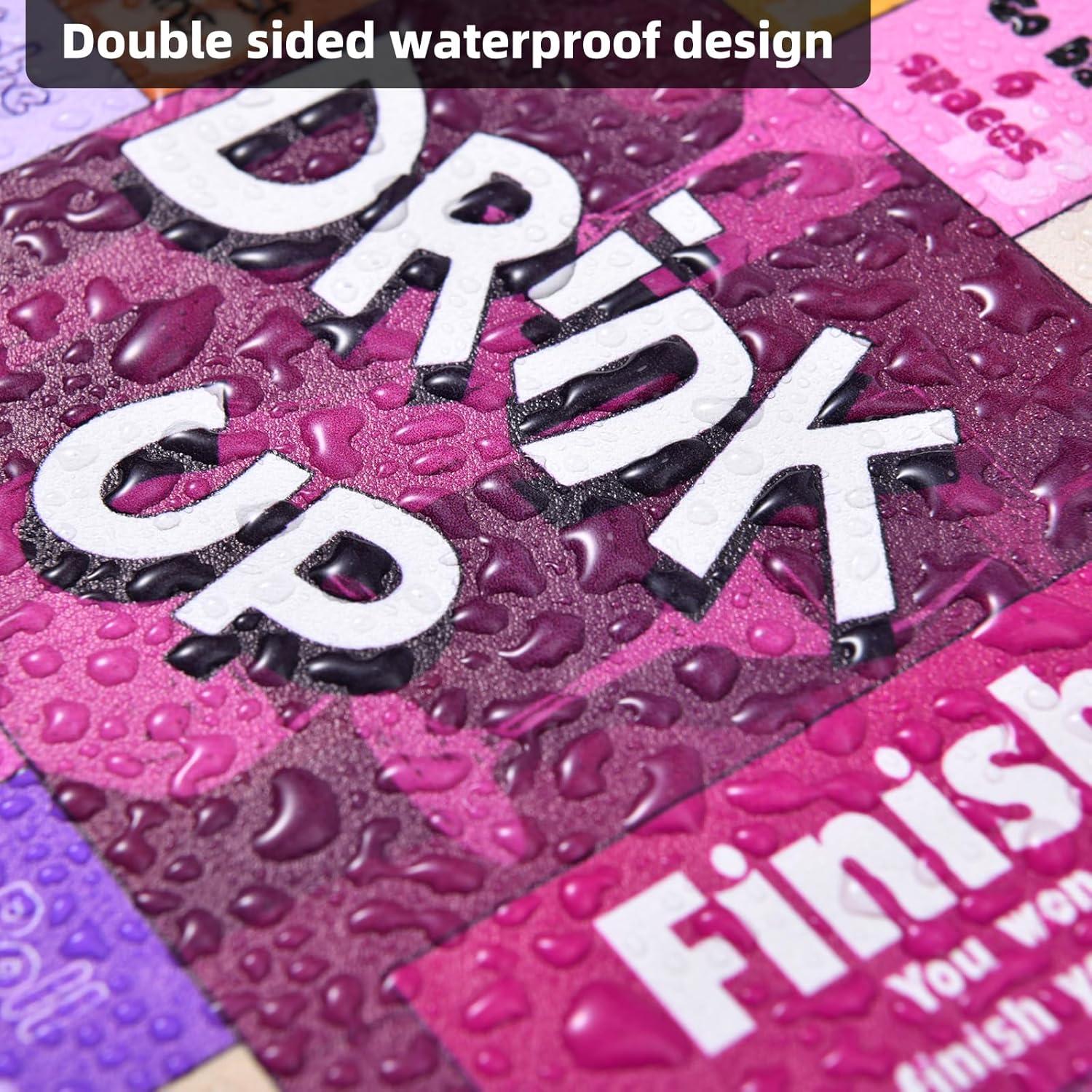 Juego de Bebida Interactivo de Cuero para Adultos - 2-8 Jugadores