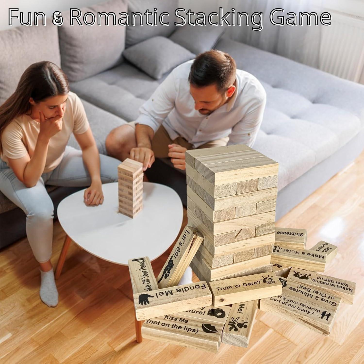 Juego de Bloques Tumble para Adultos CIFOVALE - 48 Piezas