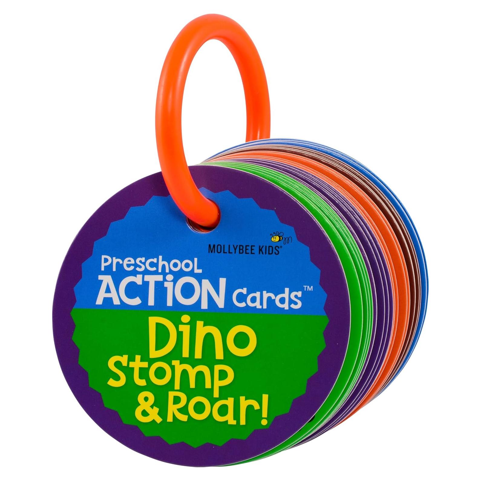 Tarjetas de Actividad Dinosaurios Mollybee Kids 20 Piezas 3+