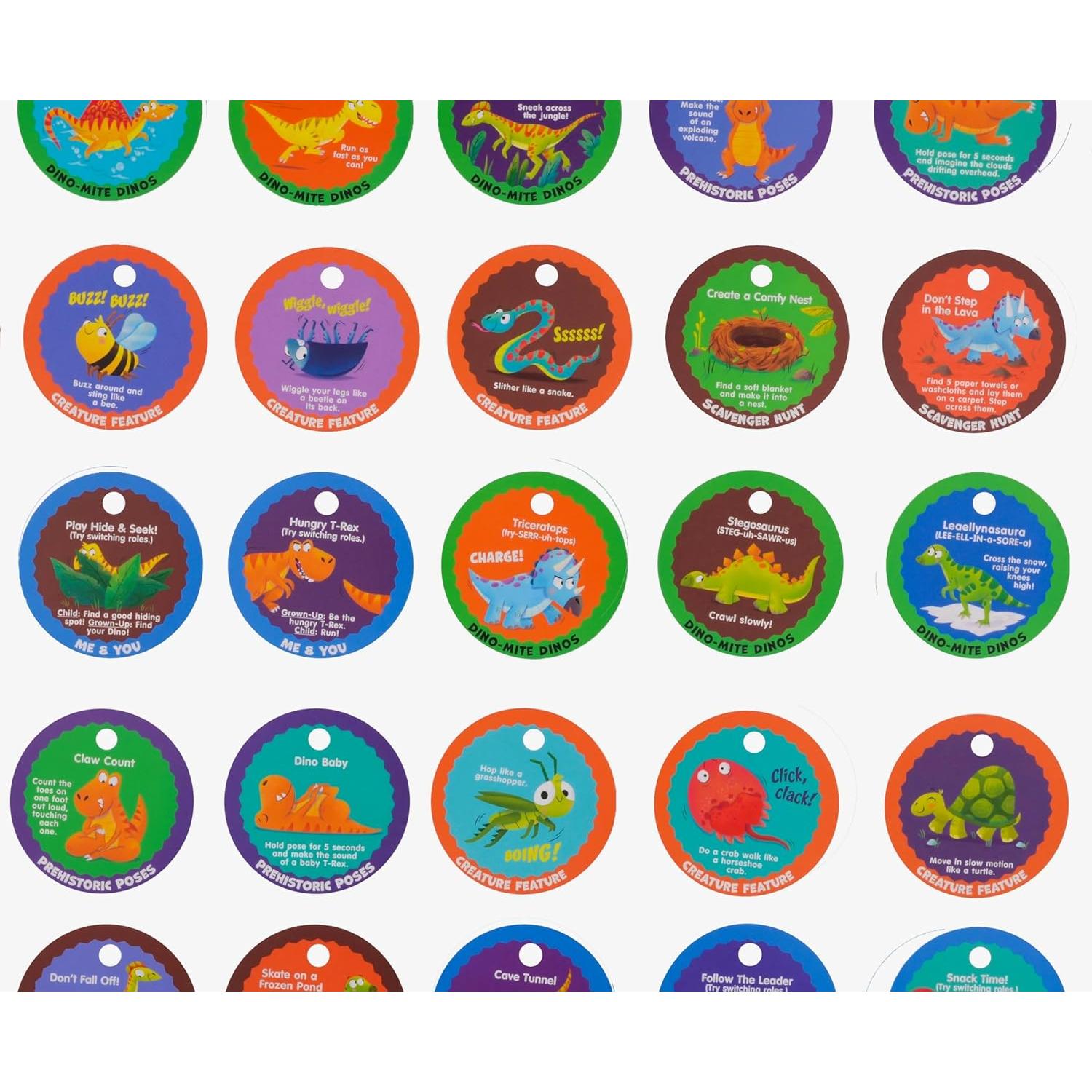 Tarjetas de Actividad Dinosaurios Mollybee Kids 20 Piezas 3+