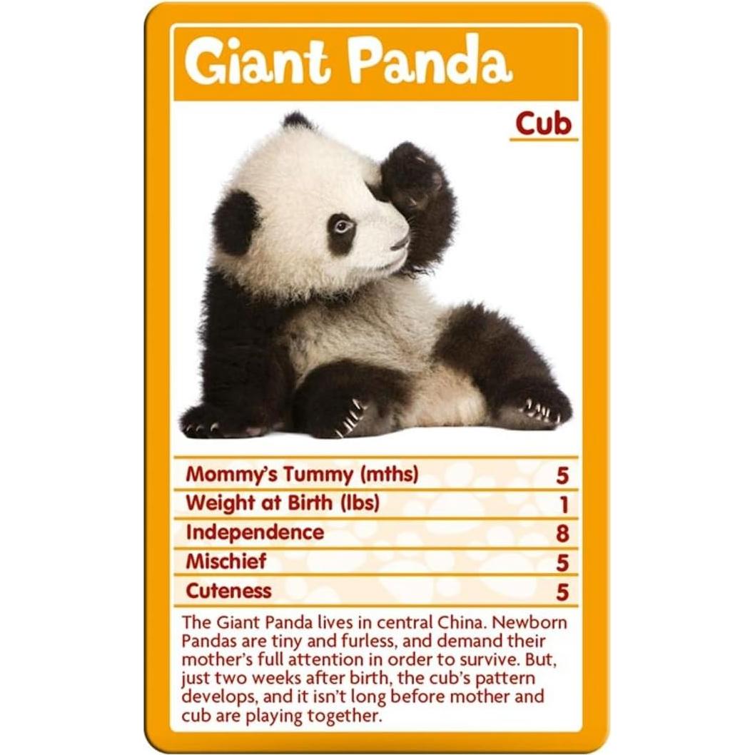 Juego de Cartas Top Trumps Animales Bebés - 8.89x1.91x13.97cm