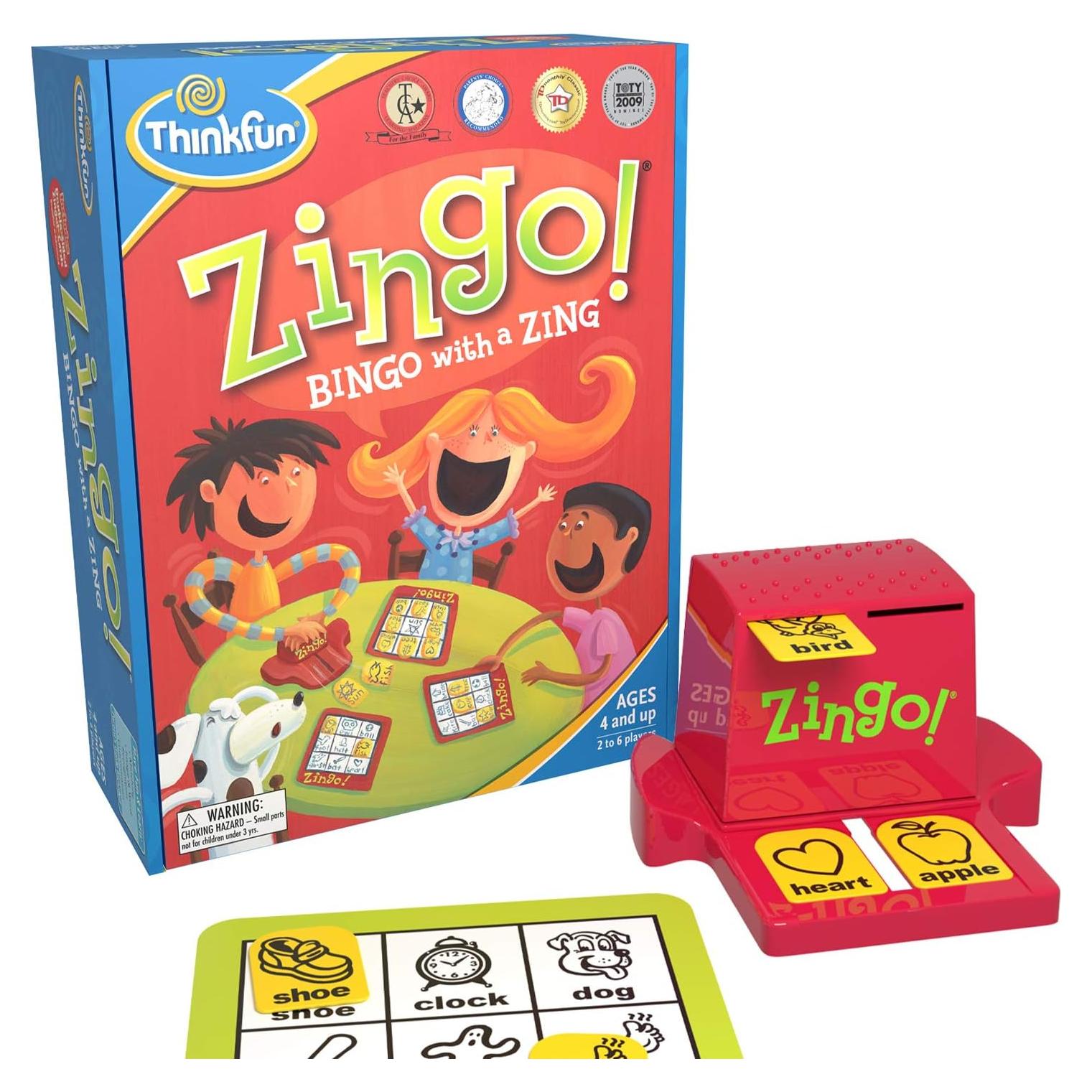 ThinkFun Zingo Bingo Juego de Prelectura para Niños 4+