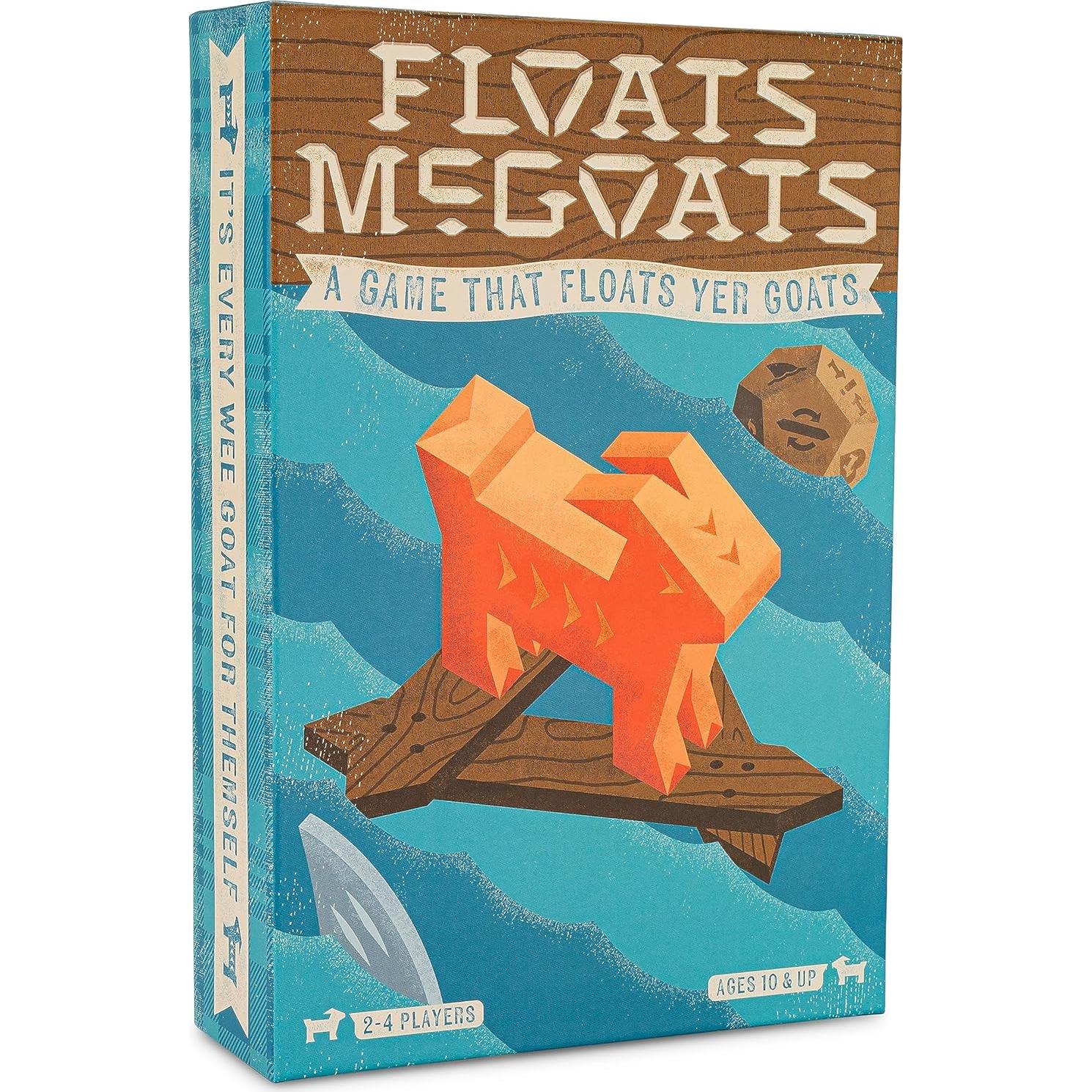 Juego de Mesa Floats McGoats + Juego de Cartas Verses