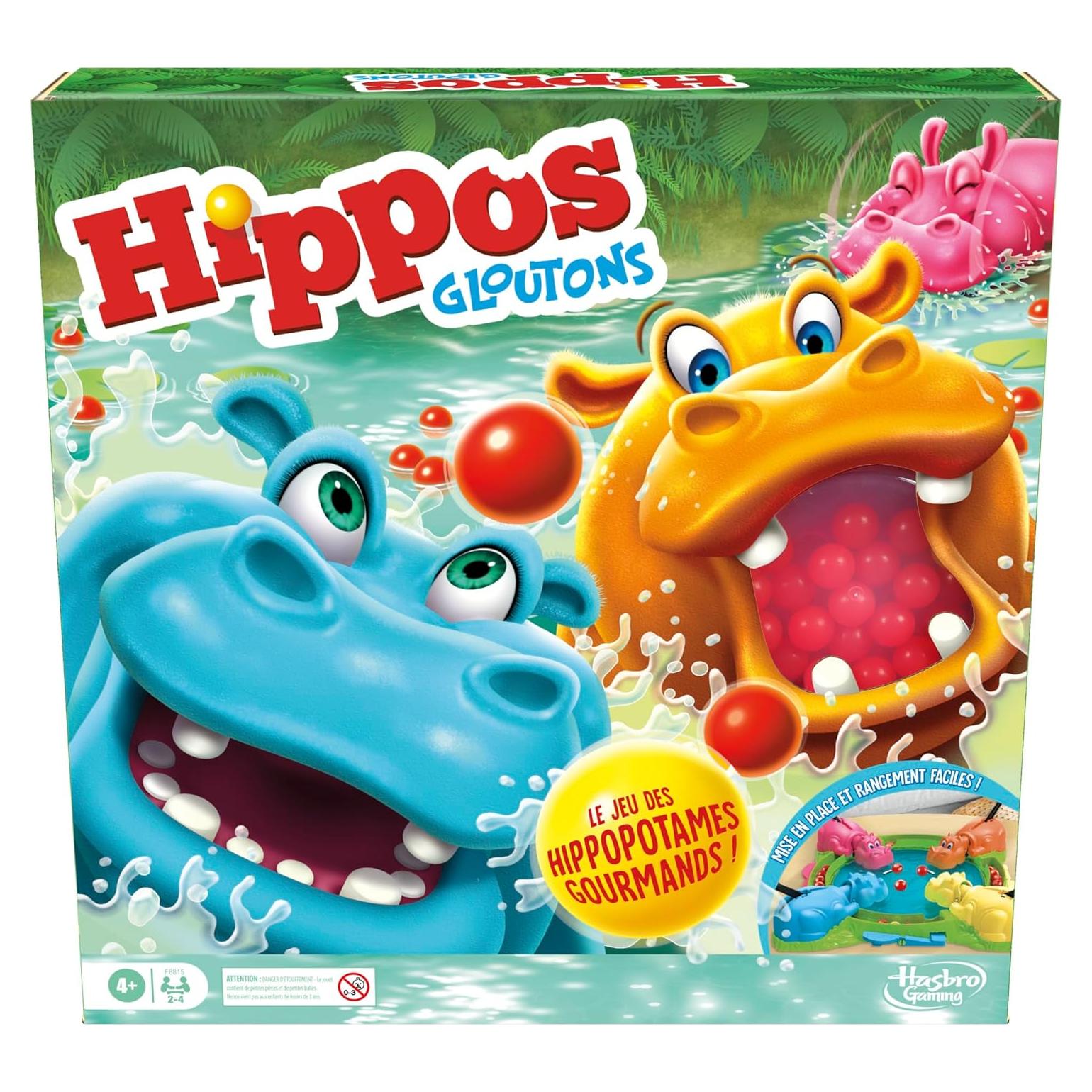 Juego de Hipopótamos Hambrientos Renovados - Plástico