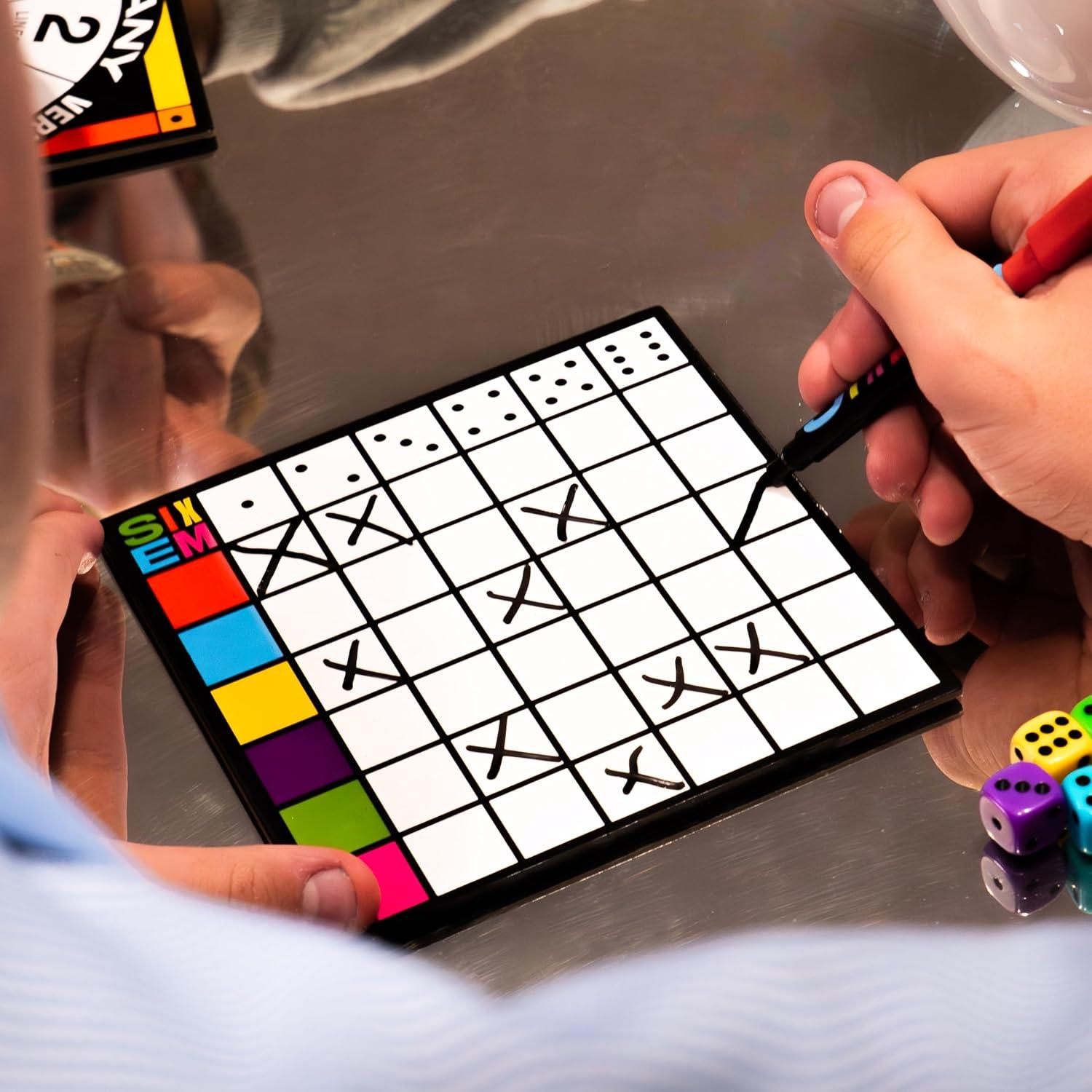 Juego de Dados SIXEM y Juego de Mesa Floats McGoats