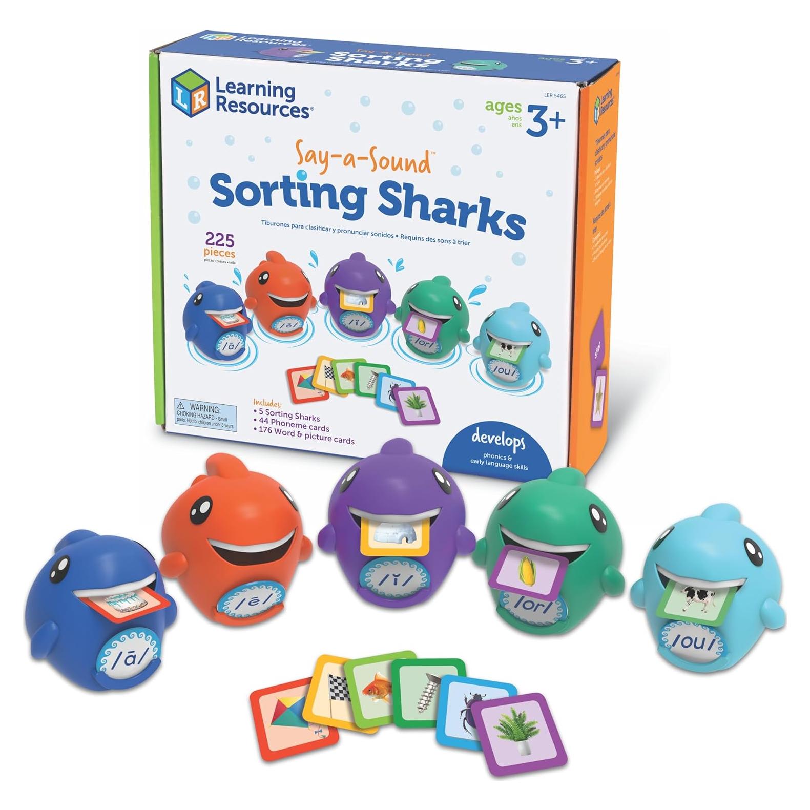 Tiburones Clasificadores Learning Resources - Juguete Educativo 225 Piezas