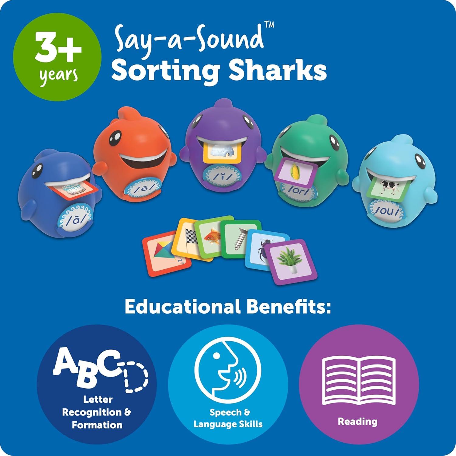 Tiburones Clasificadores Learning Resources - Juguete Educativo 225 Piezas