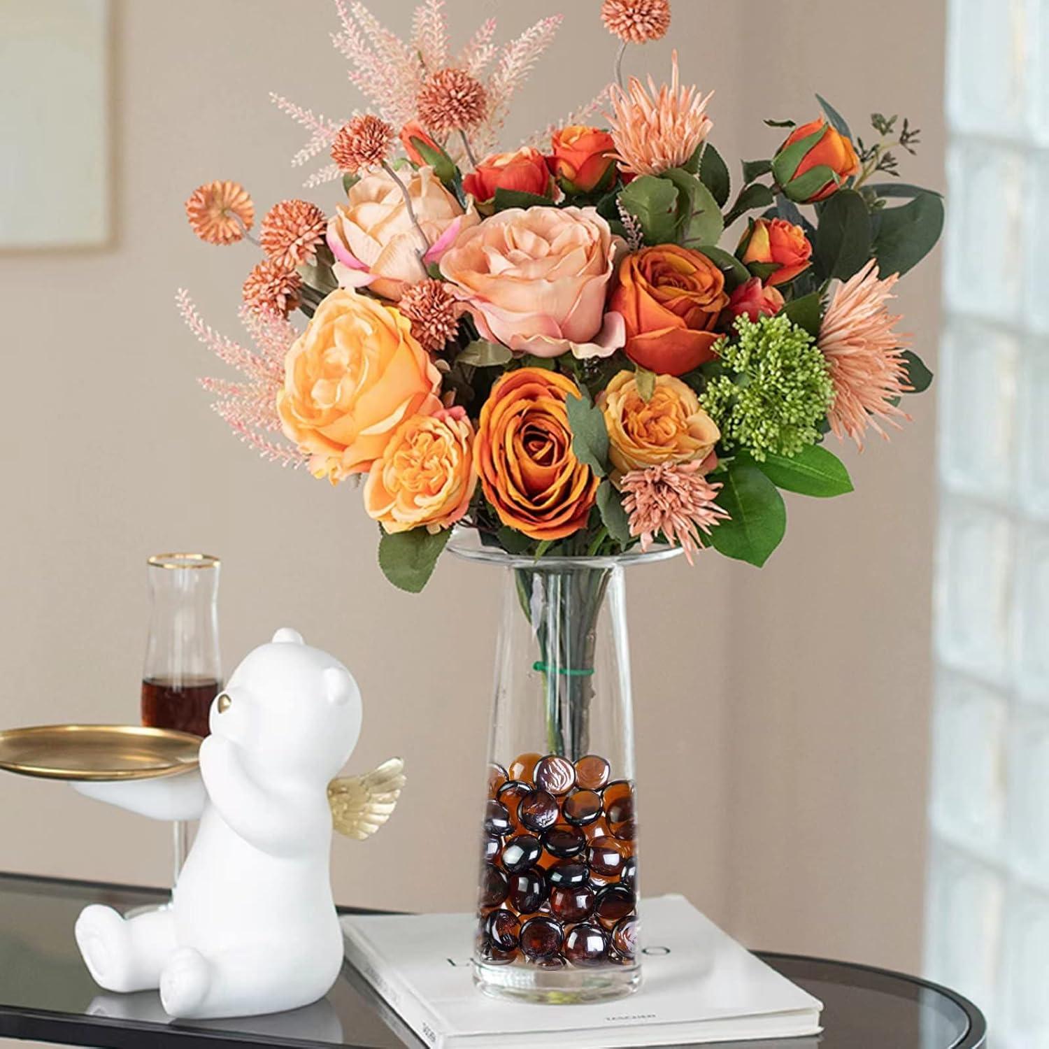 Canicas Planas HappyFiller Ámbar 0.46 kg para Decoración