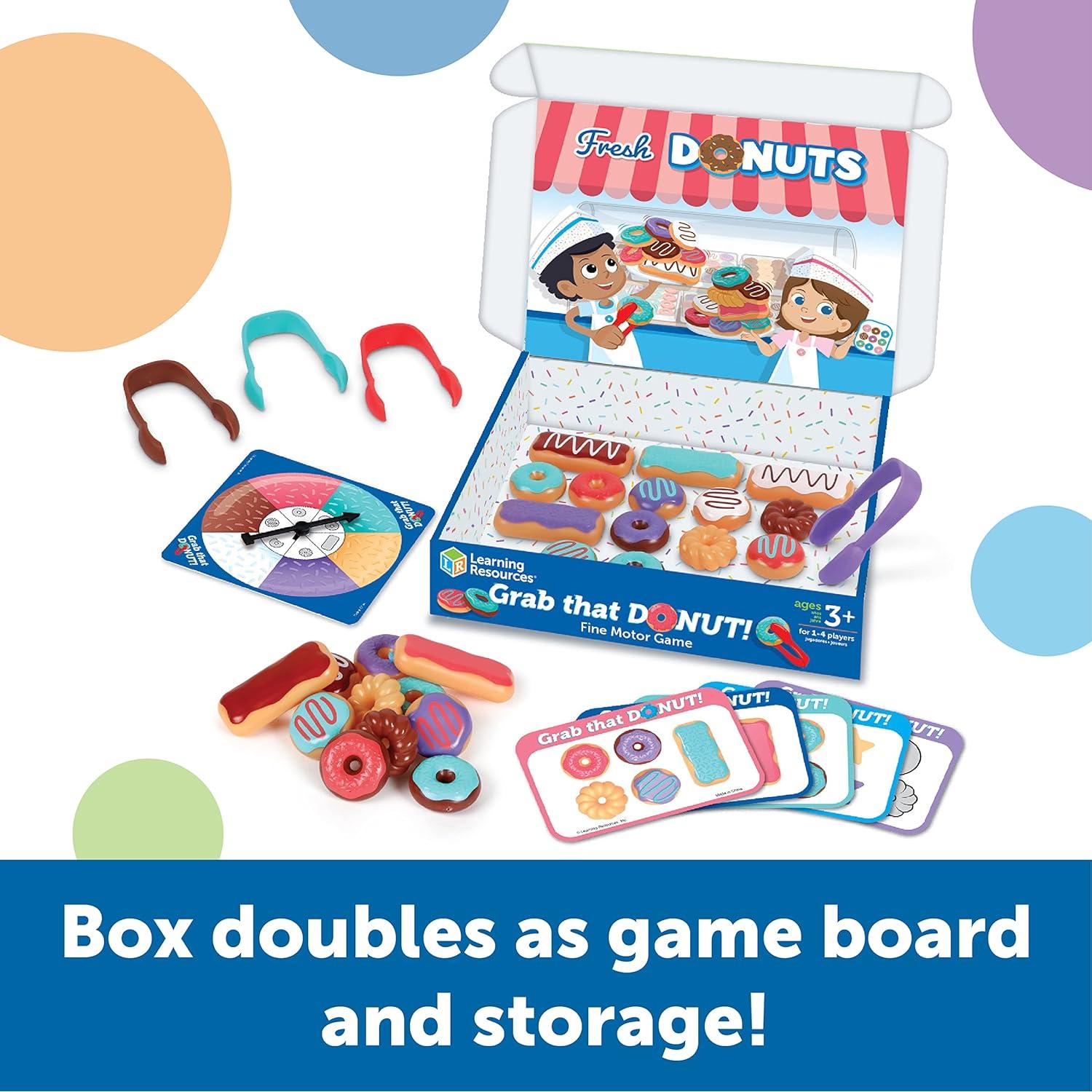 Juego educativo ¡Atrapa ese donut! Learning Resources 24 piezas