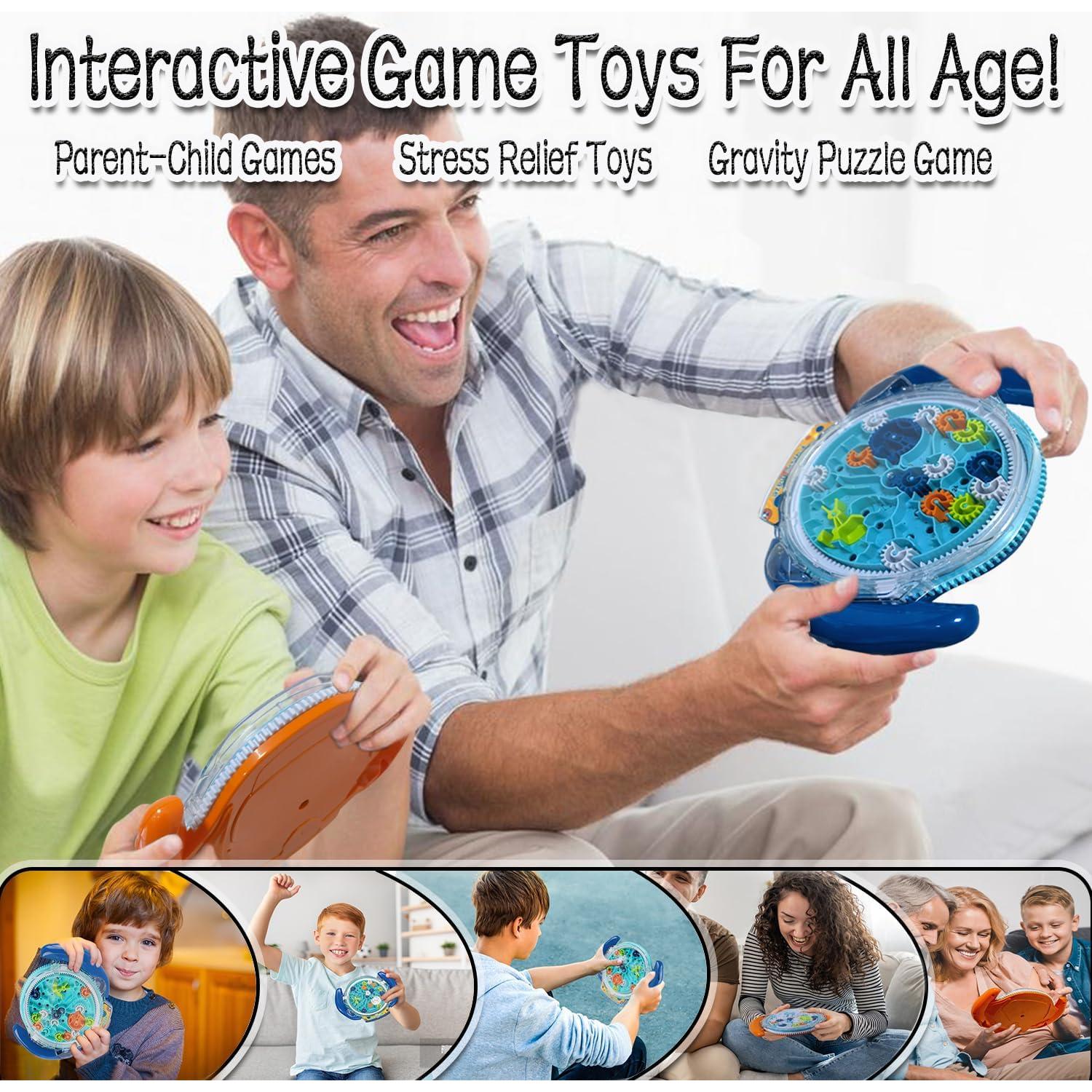 Juego de Laberinto 3D JRD&BS Naranja para Niños y Adultos