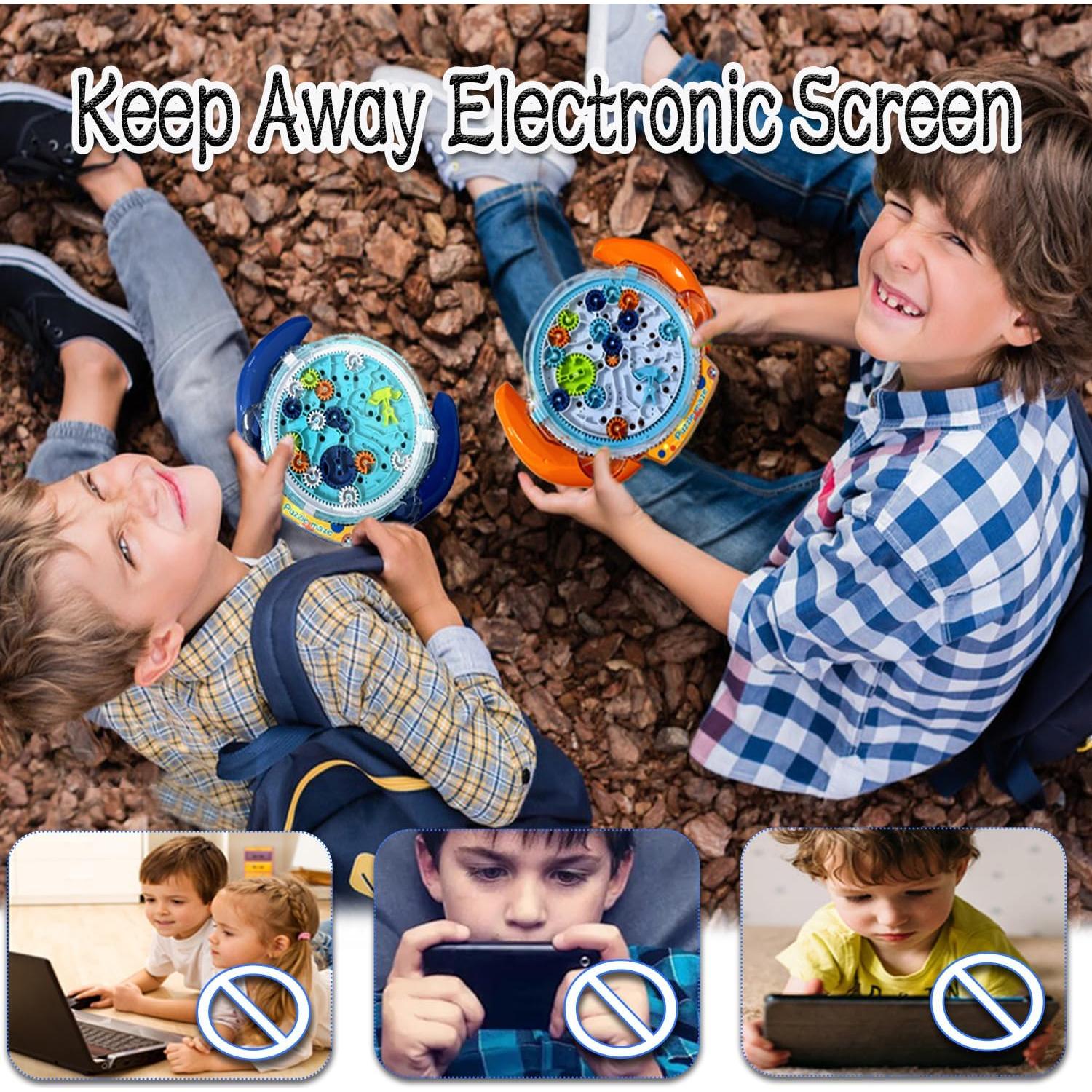 Juego de Laberinto 3D JRD&BS Naranja para Niños y Adultos