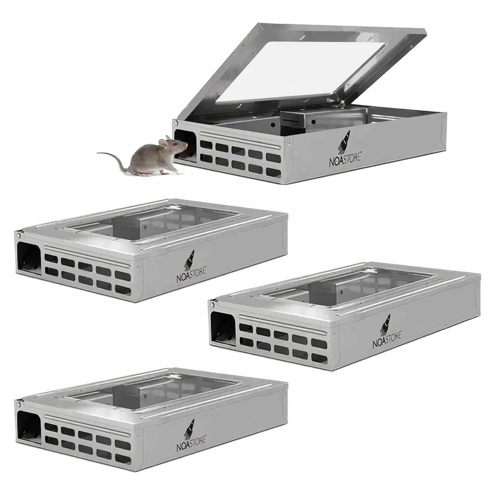 Trampas Humanas para Ratones Noa Store - Paquete de 4 Reutilizables