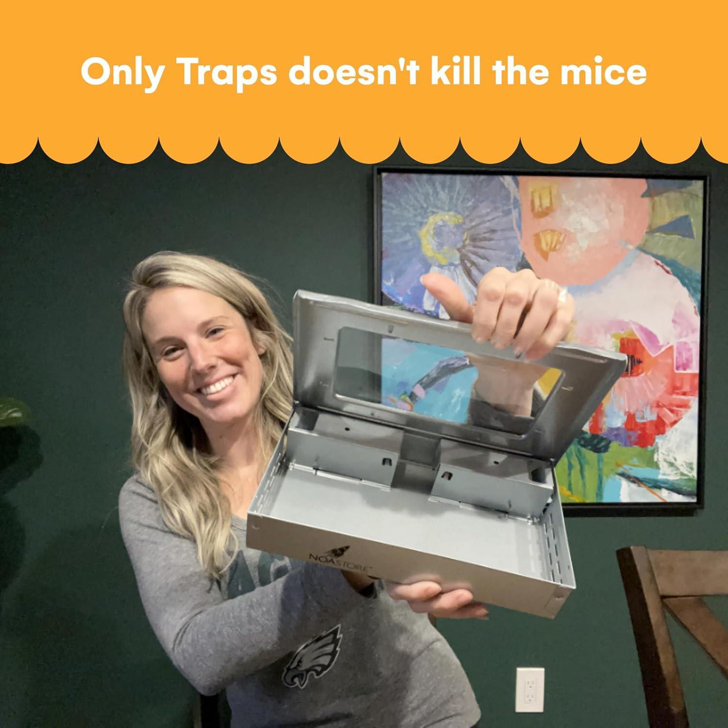 Trampas Humanas para Ratones Noa Store - Paquete de 4 Reutilizables