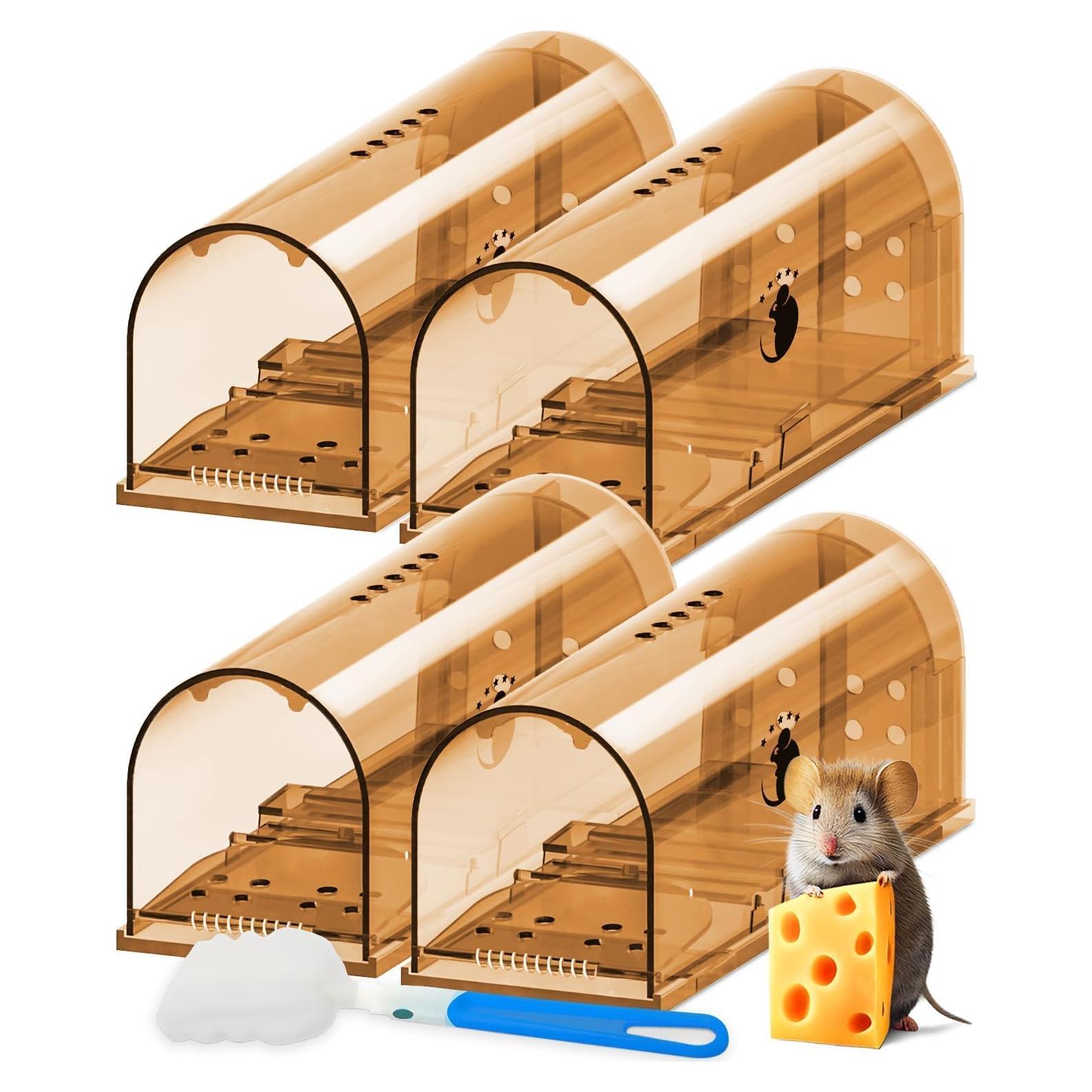 Trampa Humana para Ratones CTB Dealz - Paquete de 4 Segura