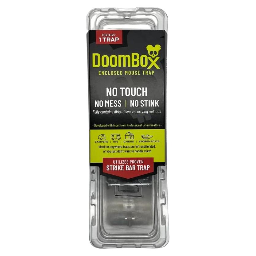 Trampa para Ratones DoomBox Clear | Tecnología Click-It Segura