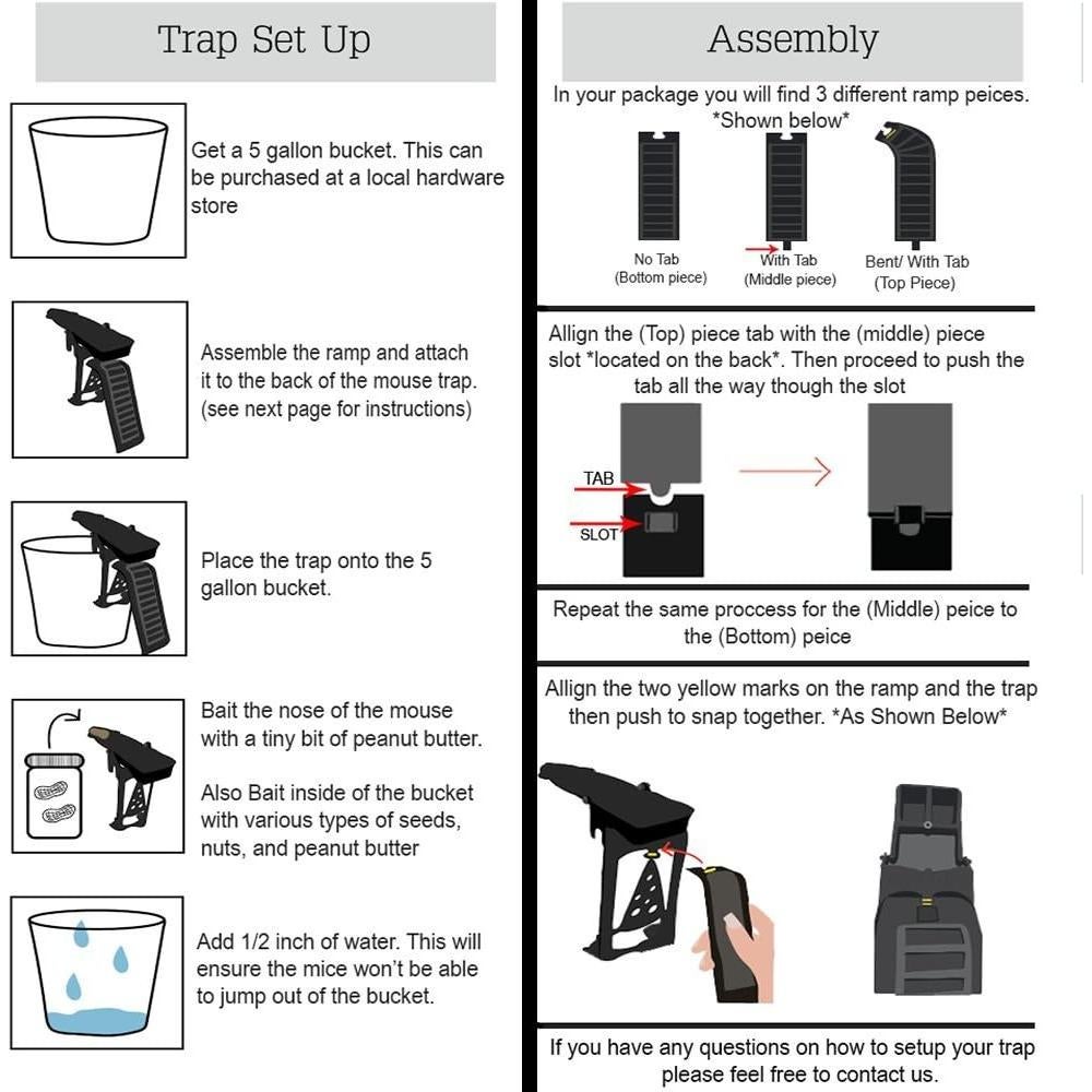 Trampa para Ratones RinneTraps - 2 Unidades, Humana y Segura