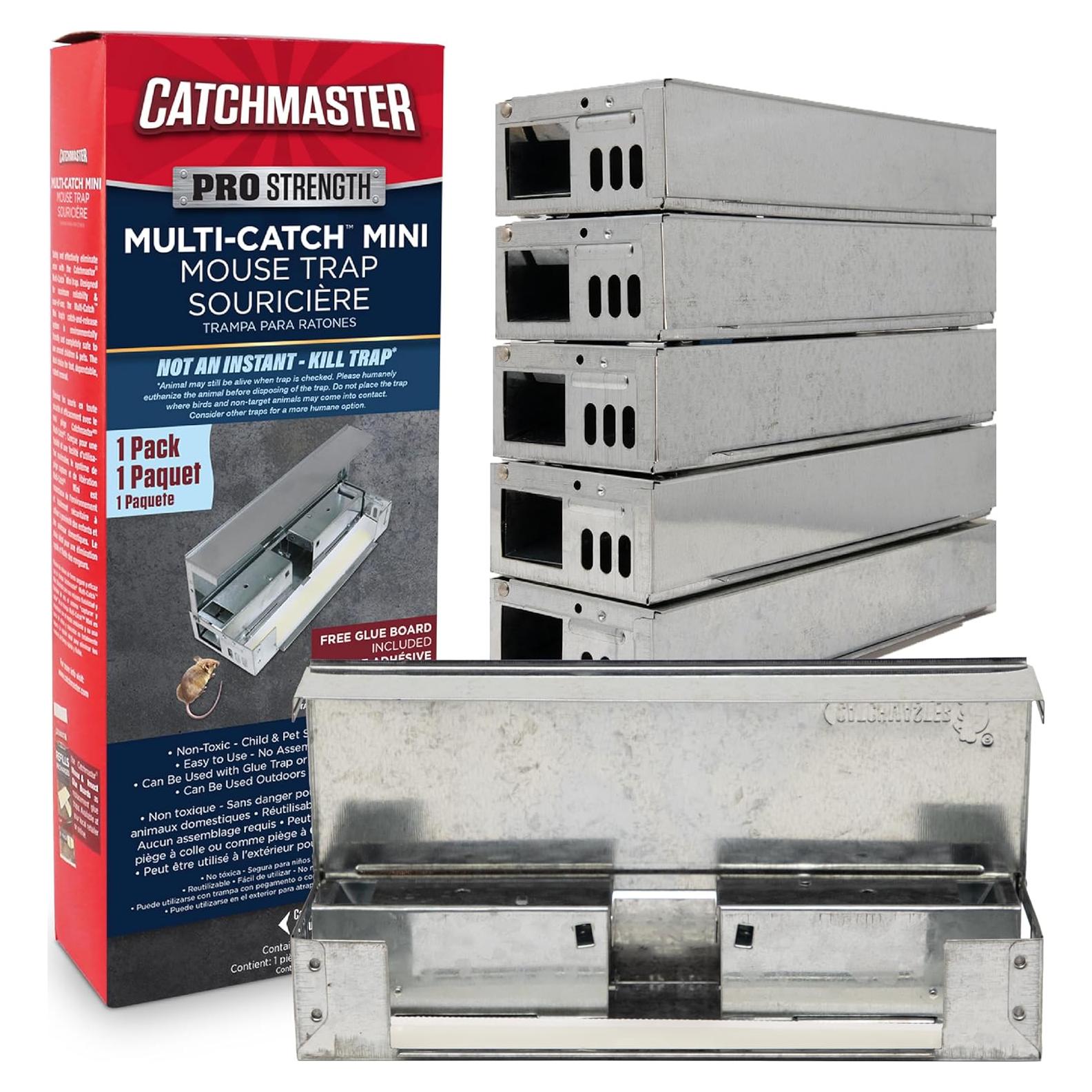 Trampa para Ratones Catchmaster Pro Series 6 Unidades Multi-Captura
