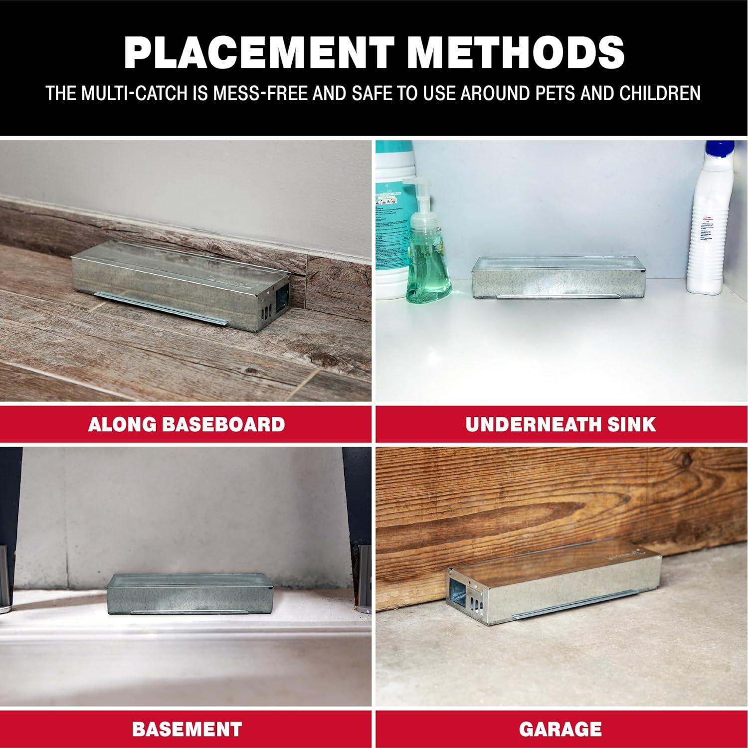 Trampa para Ratones Catchmaster Pro Series 6 Unidades Multi-Captura