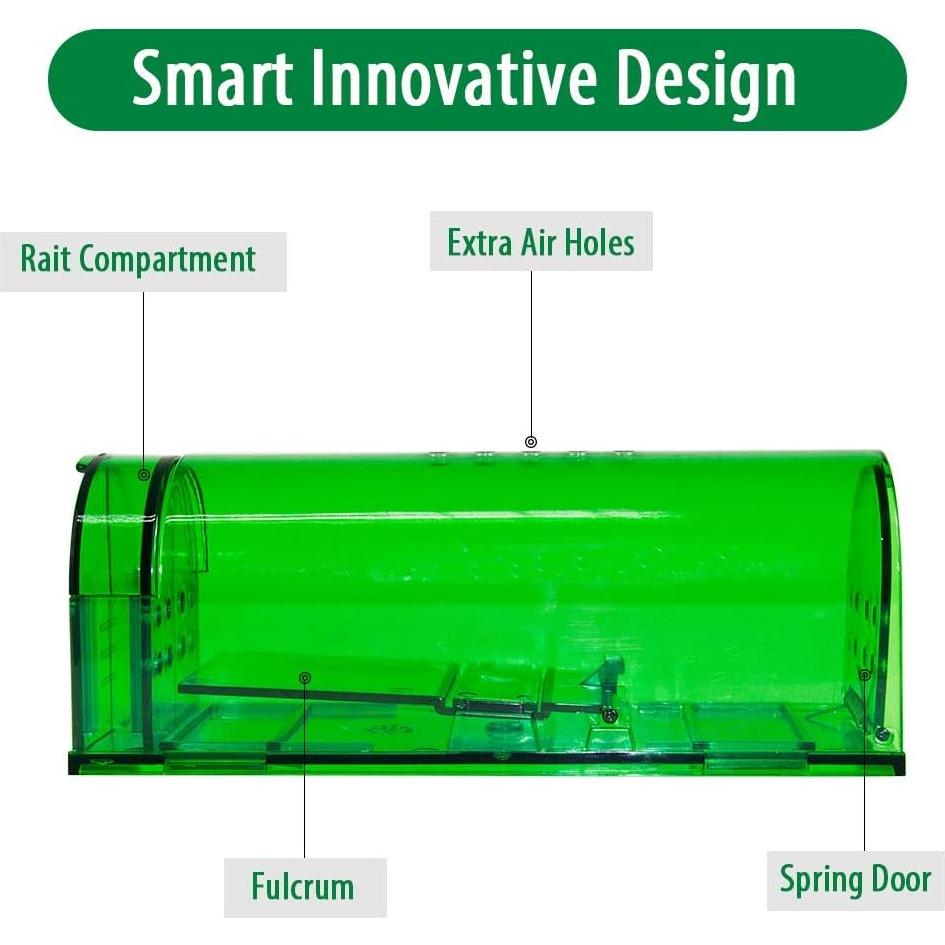 Trampa Humana para Ratones AKCHY - 2 Unidades Seguras