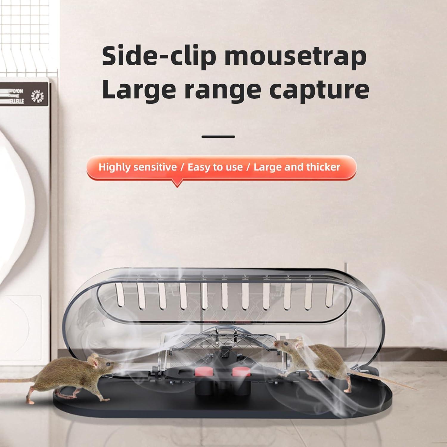 Trampa para Ratones Grande WH-A36 - Eficaz y Segura para Hogar