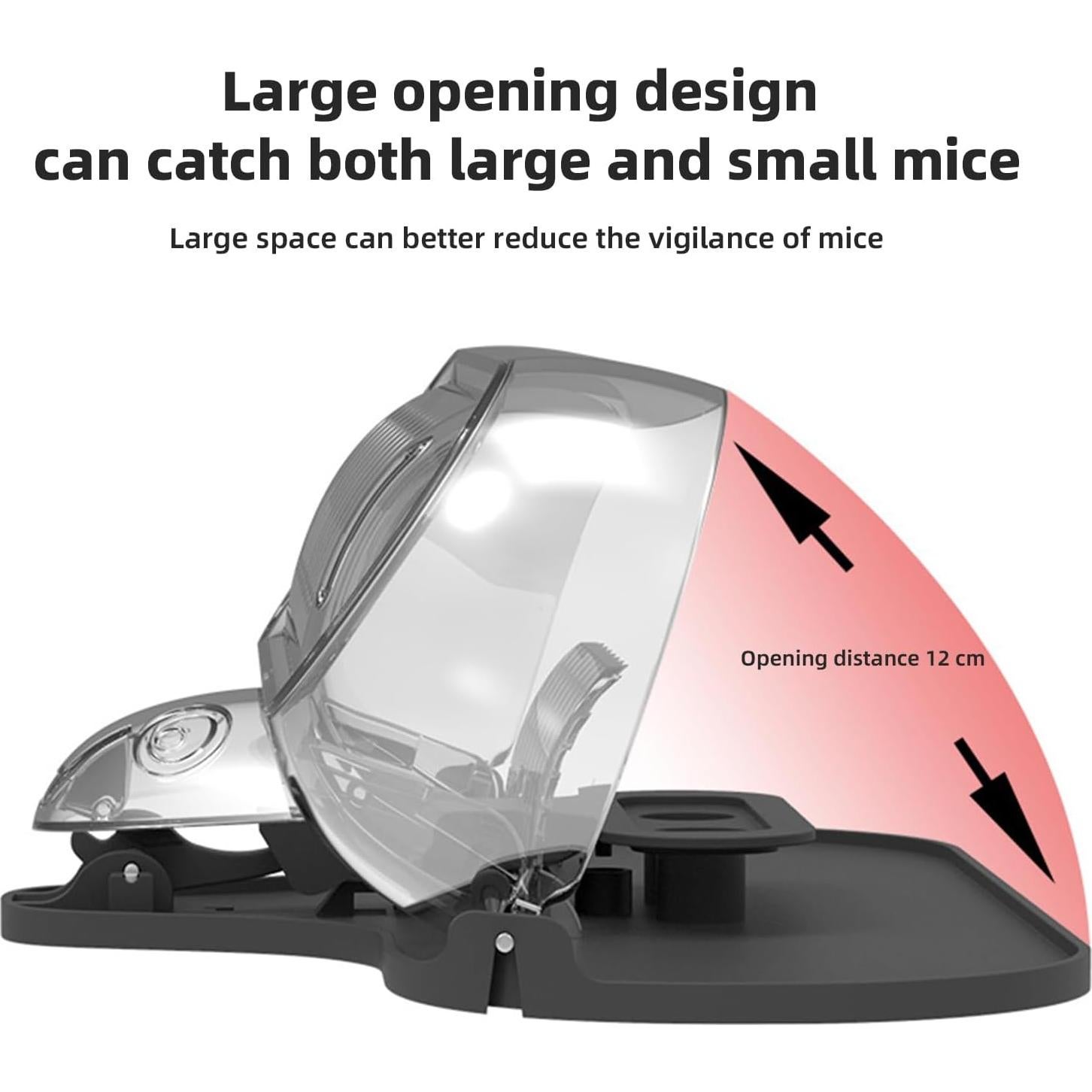 Trampa para Ratones Grande WH-A36 - Eficaz y Segura para Hogar