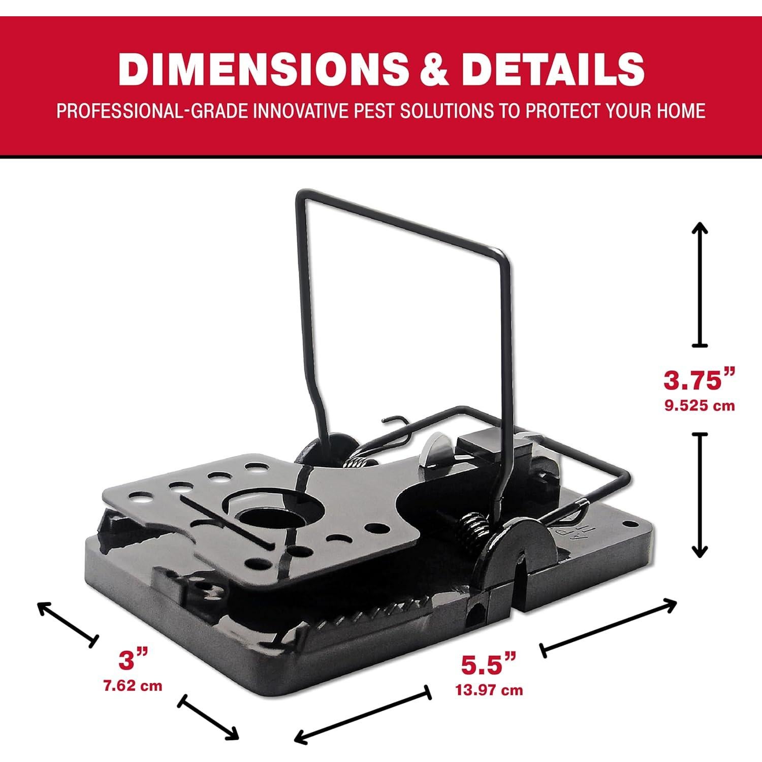Trampa Rápida para Ratas Catchmaster 6 Unidades Ecológica