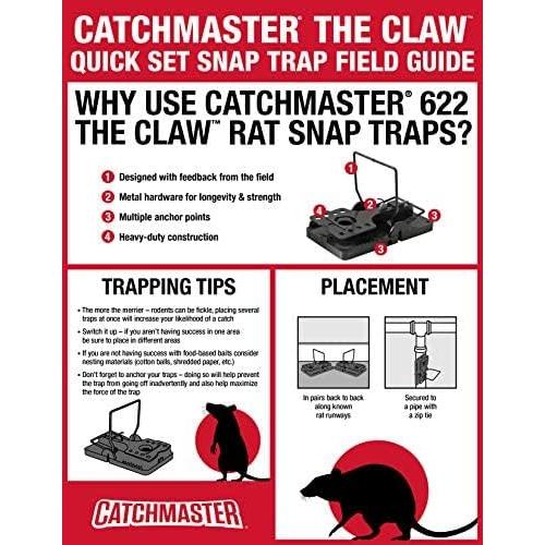 Trampa Rápida para Ratas Catchmaster 6 Unidades Ecológica