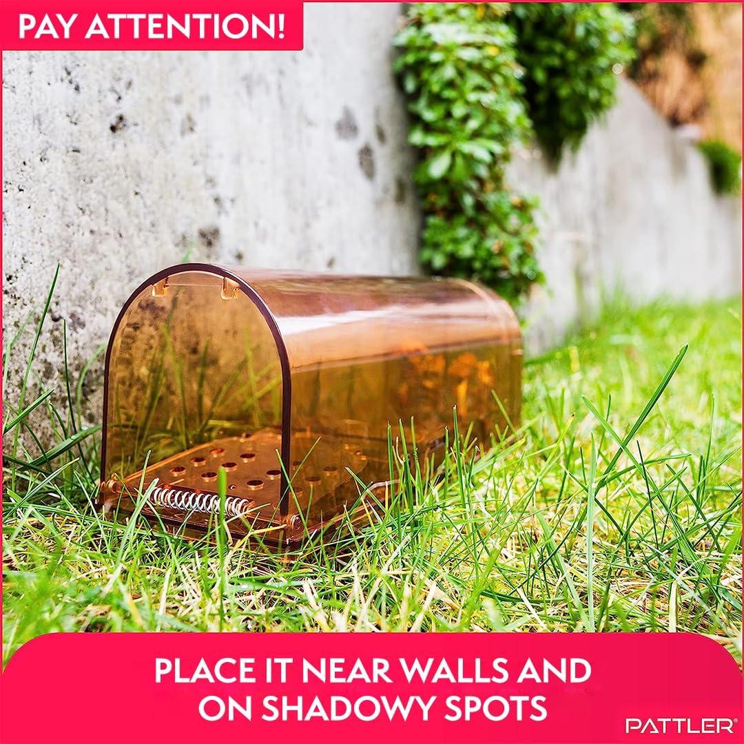 Trampa Humana para Ratones PATTLER - 2 Piezas Naranja