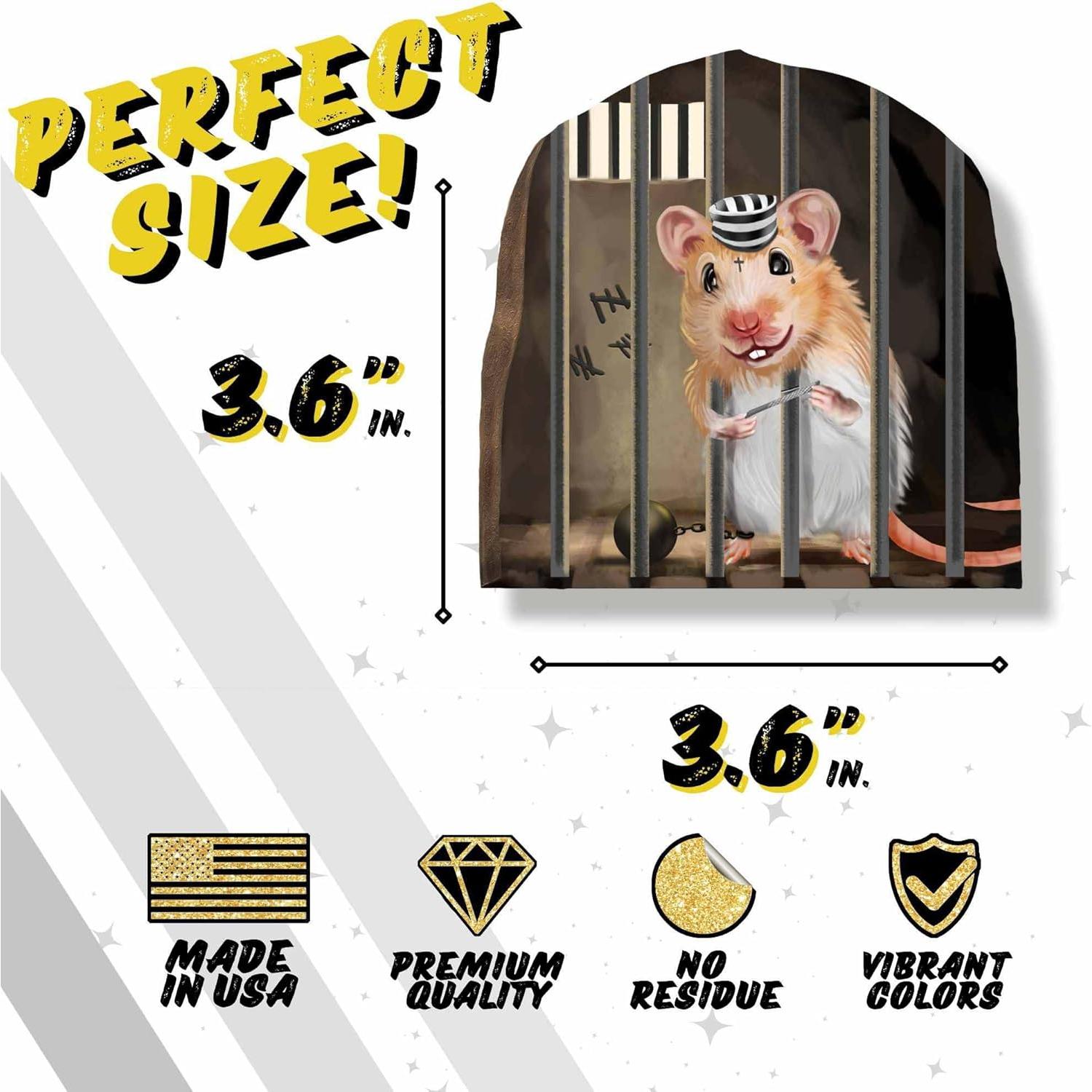 Calcomanía de Pared Ratón Libro de Lectura Micesterpiece 9.9cm